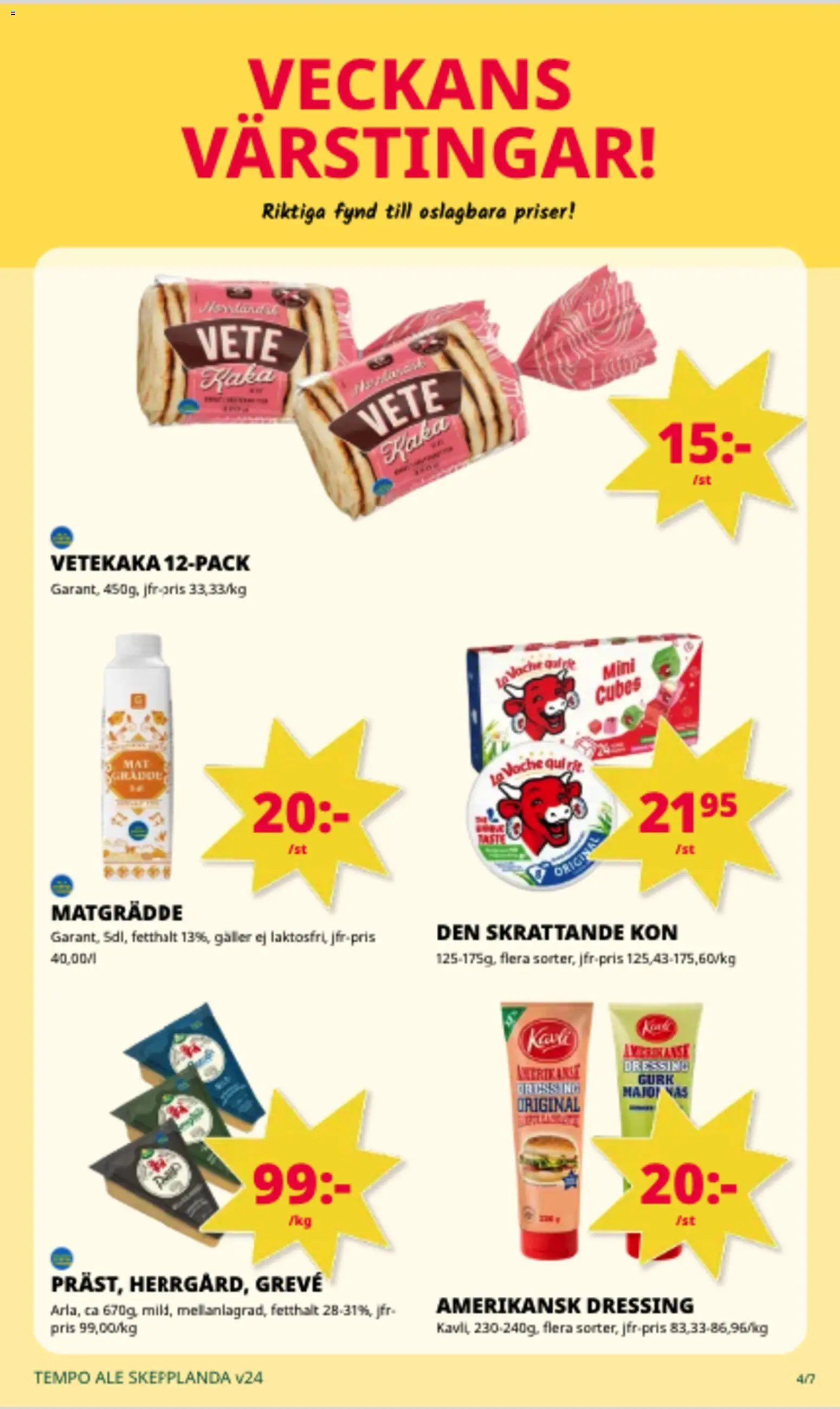 Tempo erbjudanden
