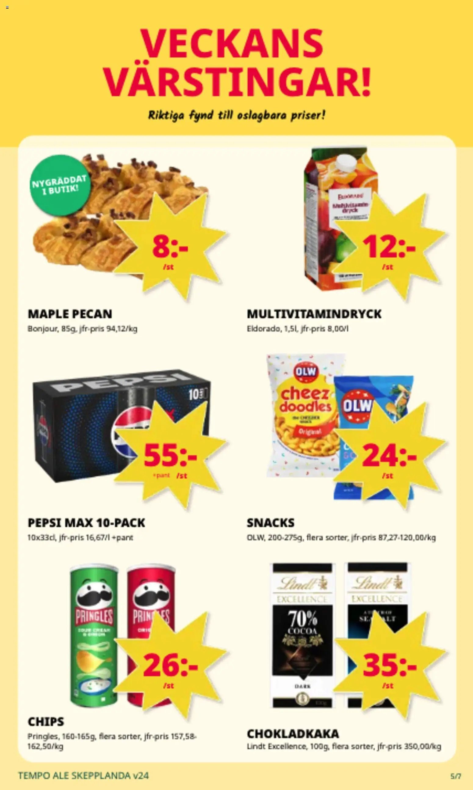 Tempo erbjudanden