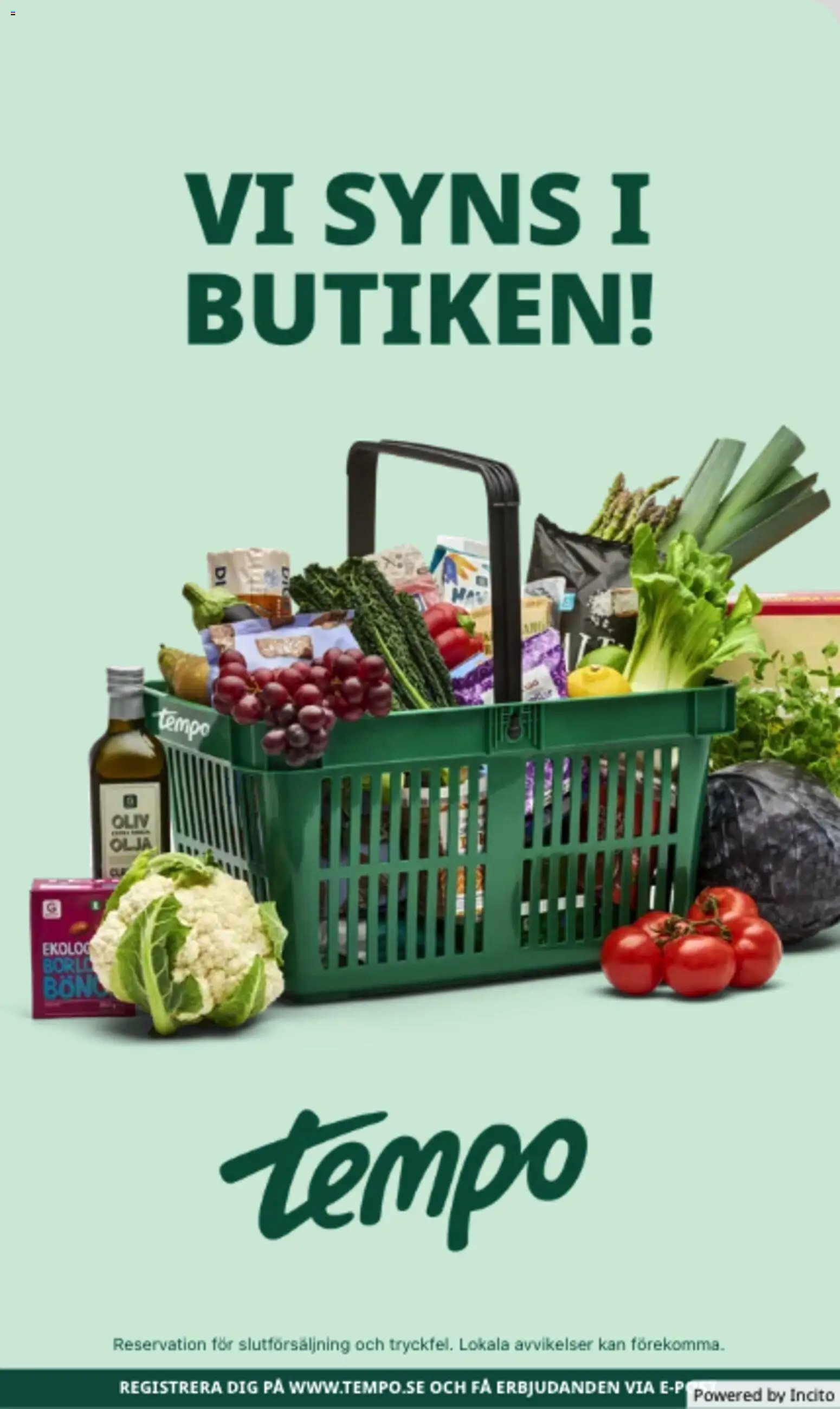 Tempo erbjudanden