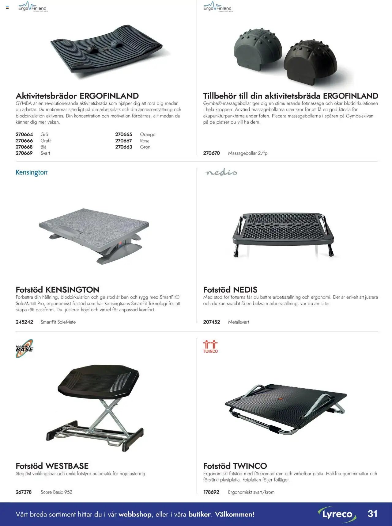 Lyreco - Ergonomifolder 2023/24