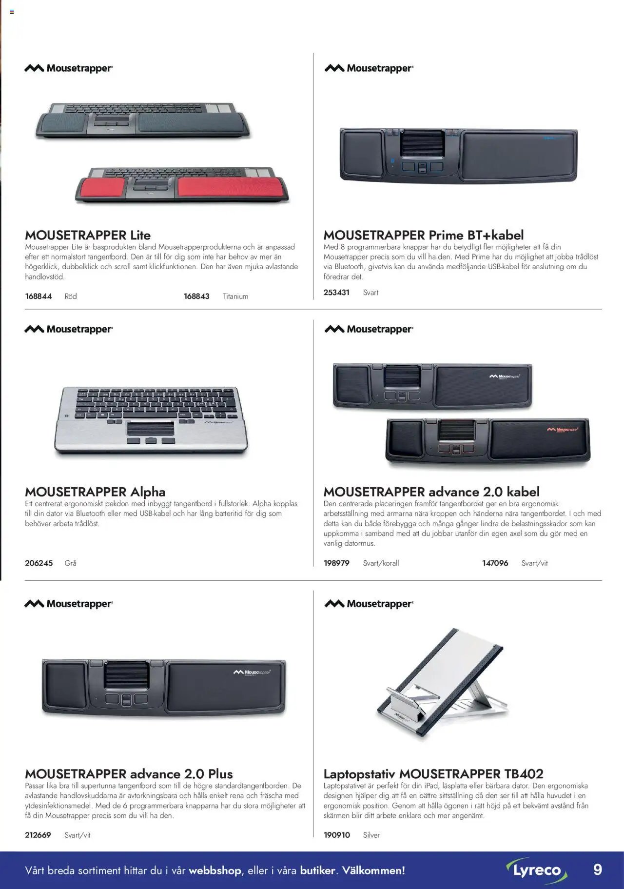 Lyreco - Ergonomifolder 2023/24