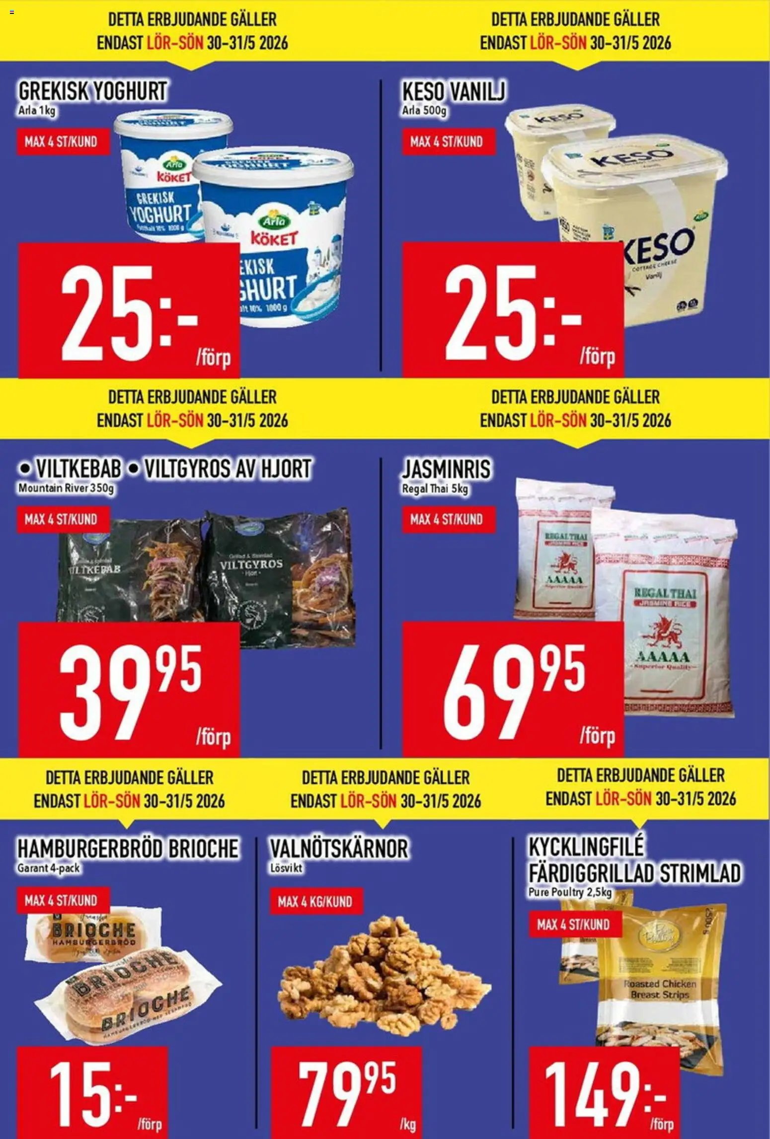 Matdax erbjudanden