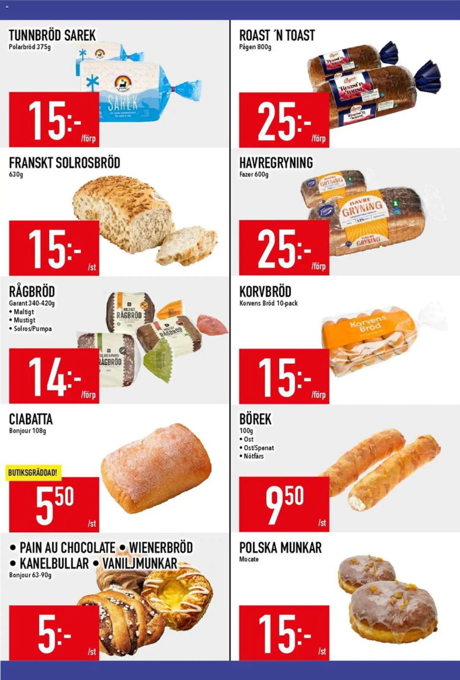 Matdax erbjudanden