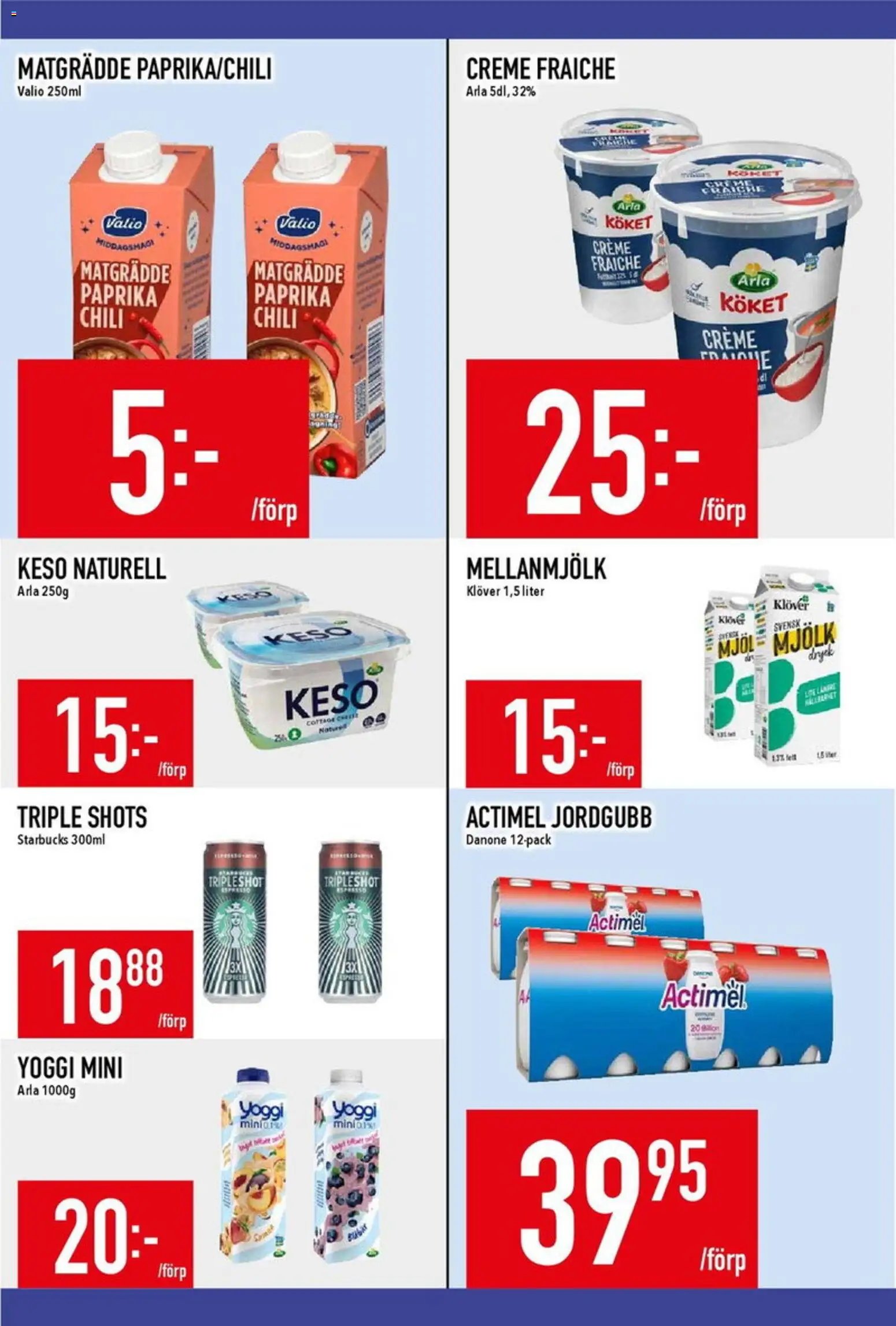 Matdax erbjudanden