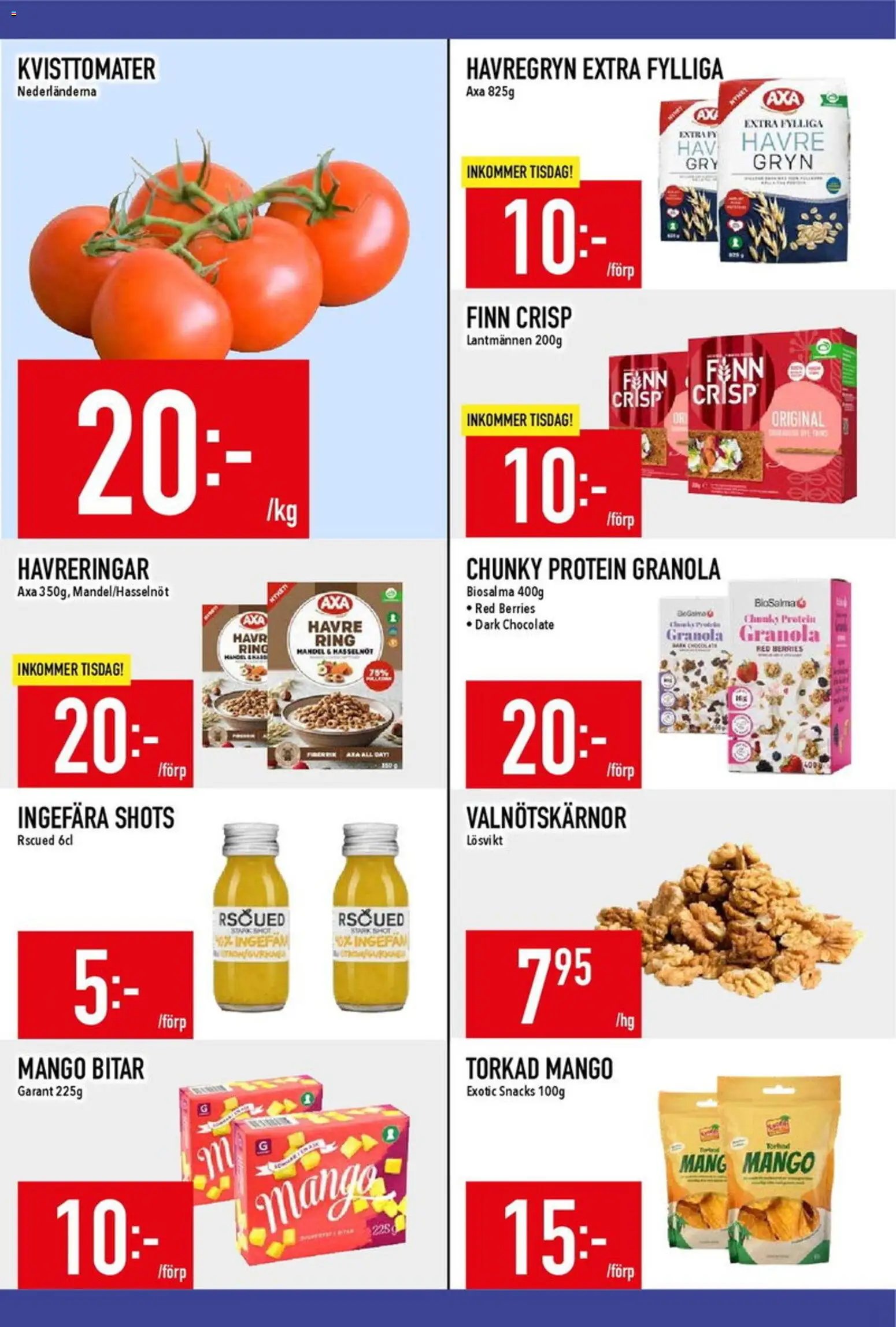 Matdax erbjudanden