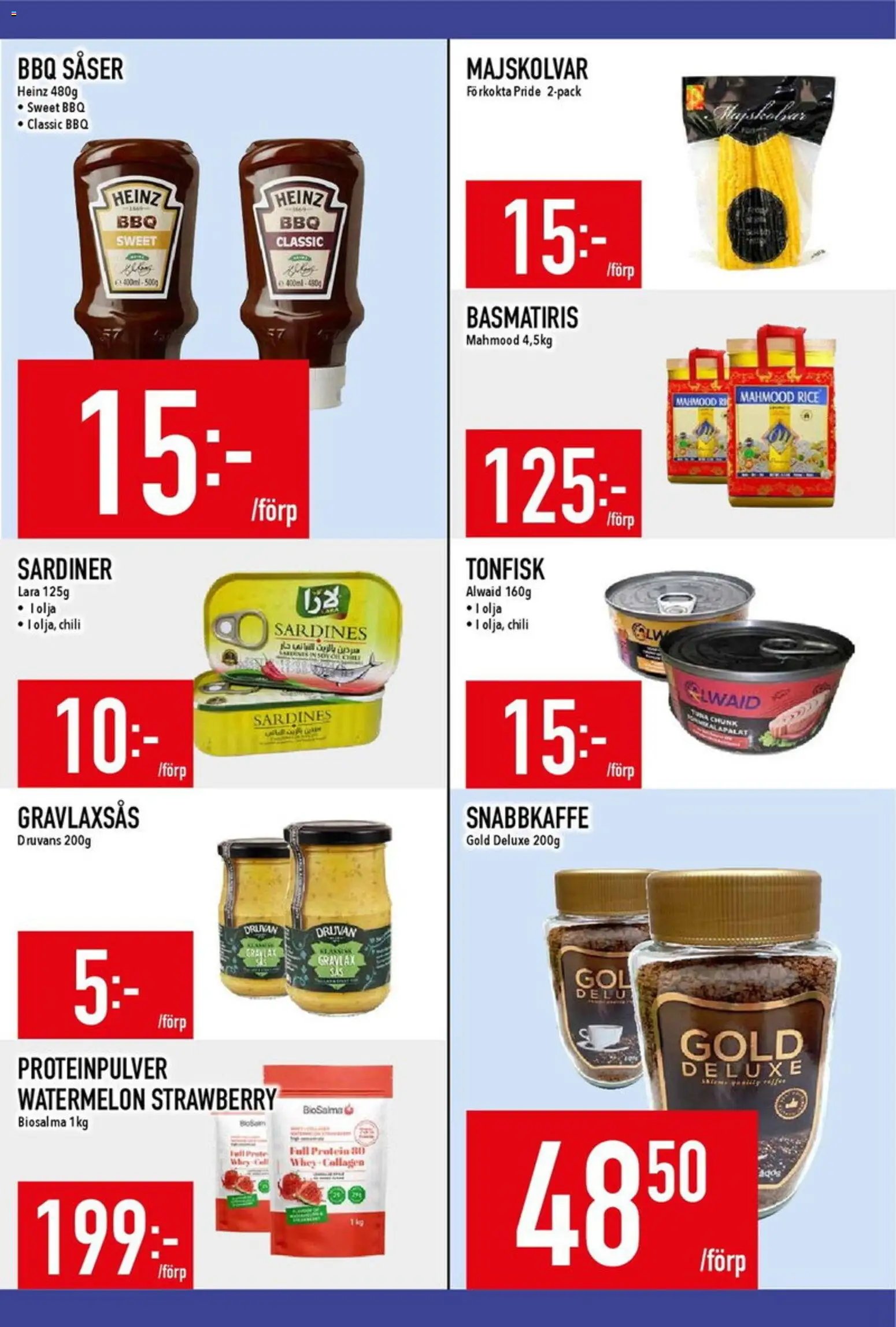 Matdax erbjudanden