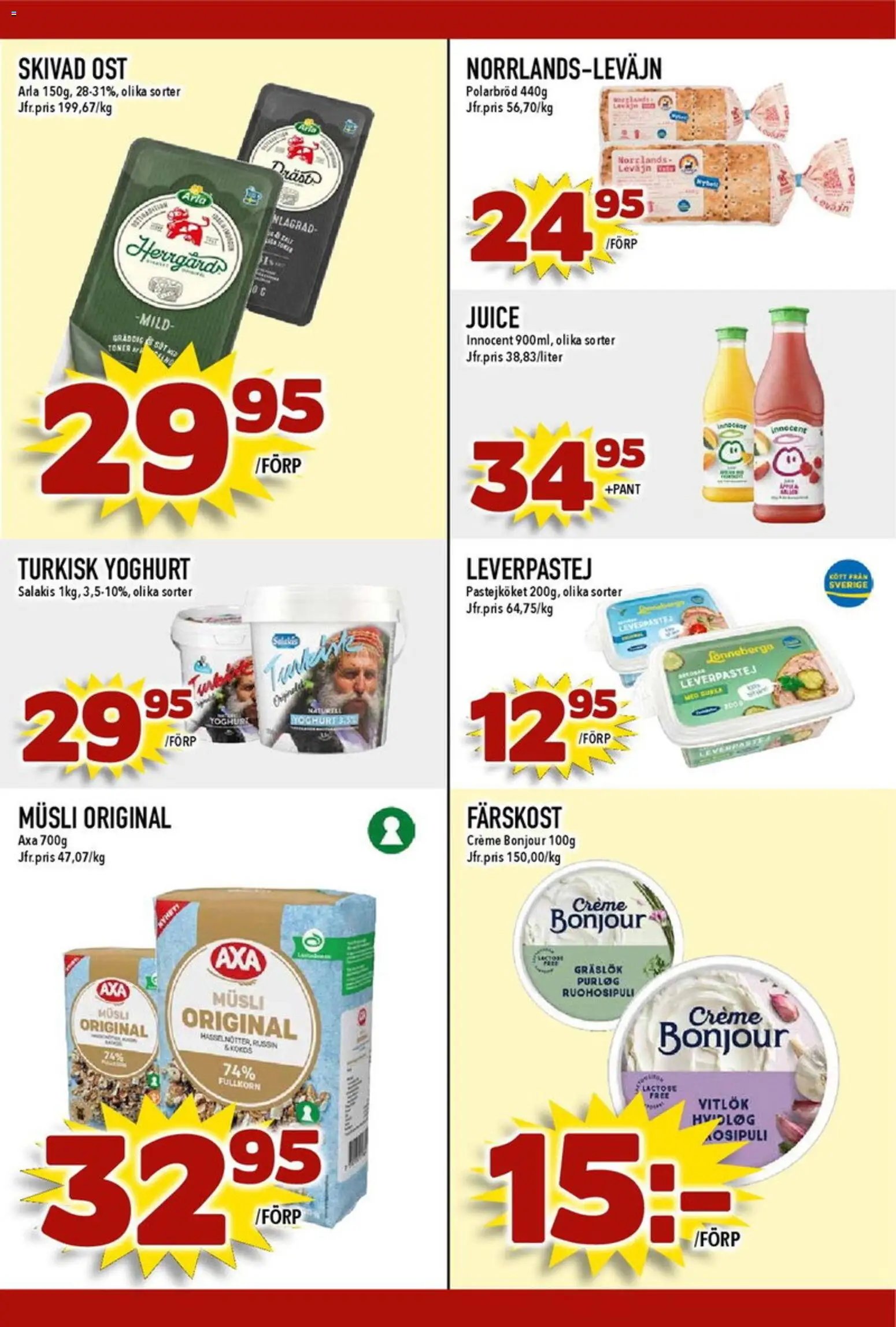 Matdax erbjudanden
