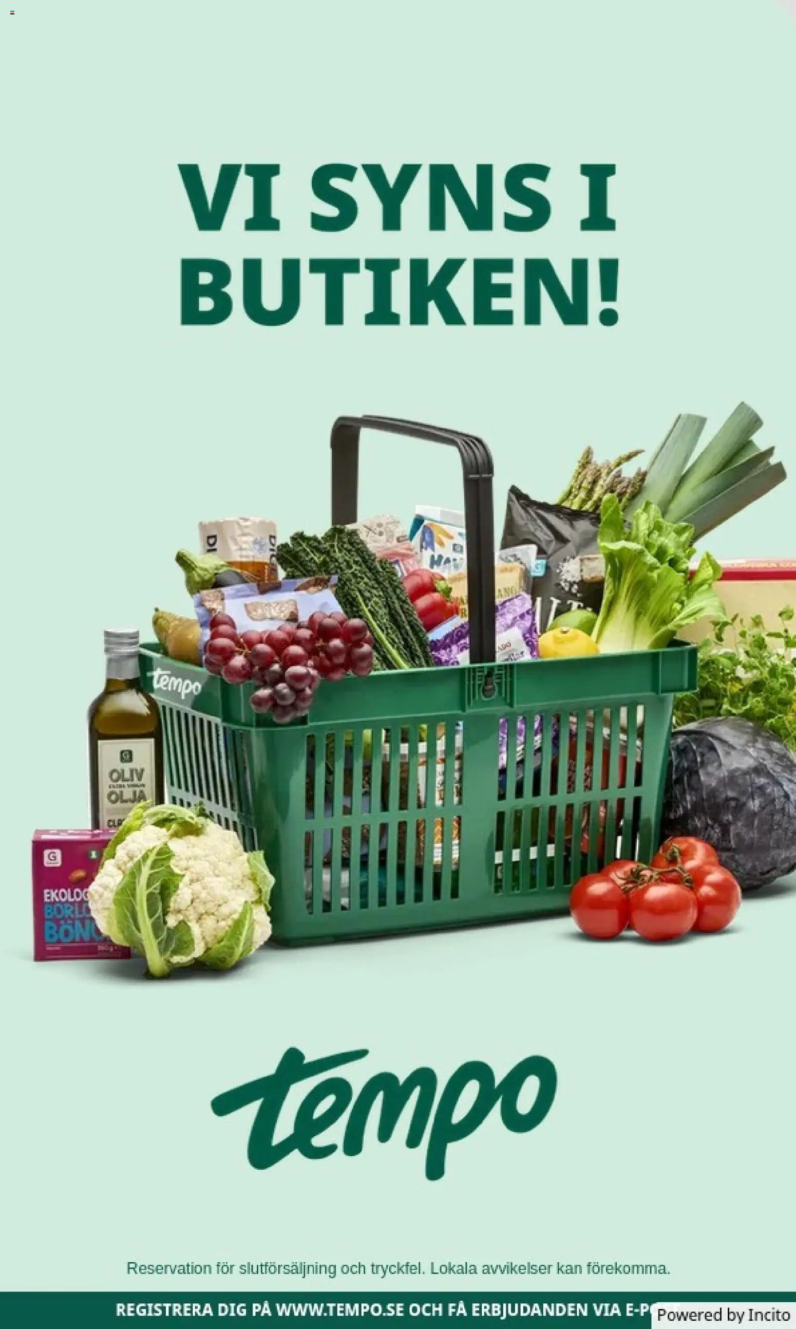 Tempo erbjudanden