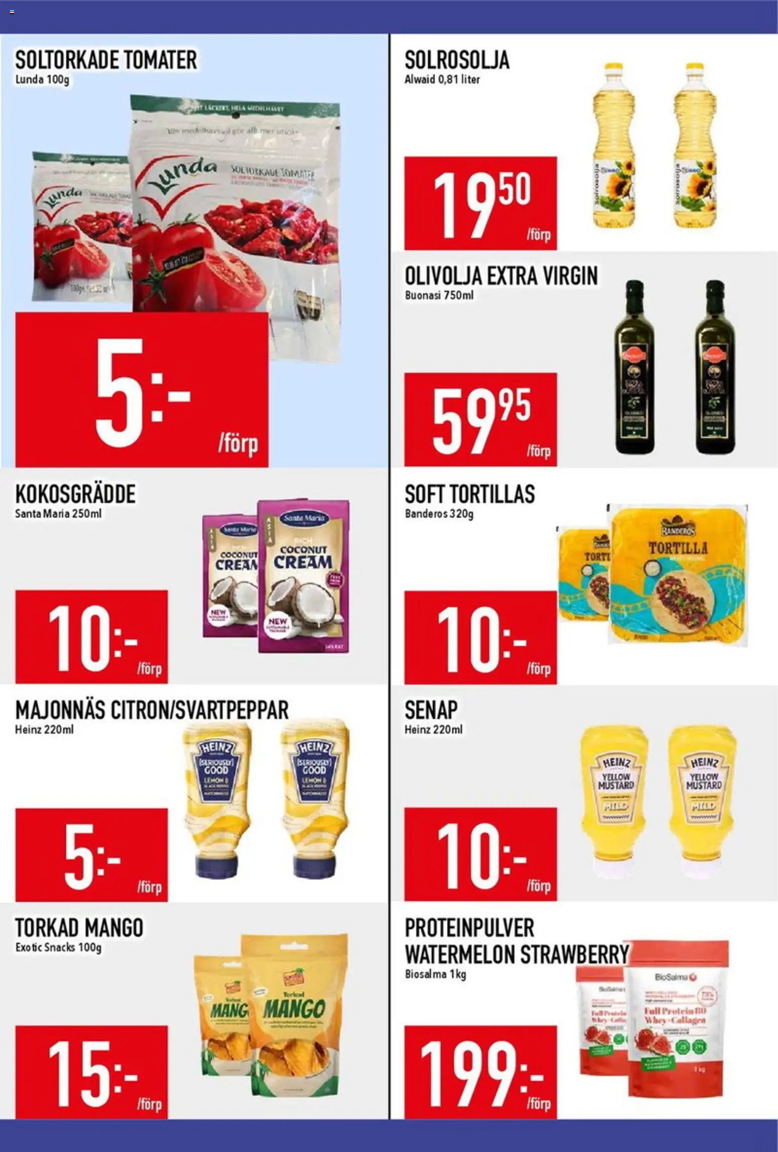 Matdax erbjudanden