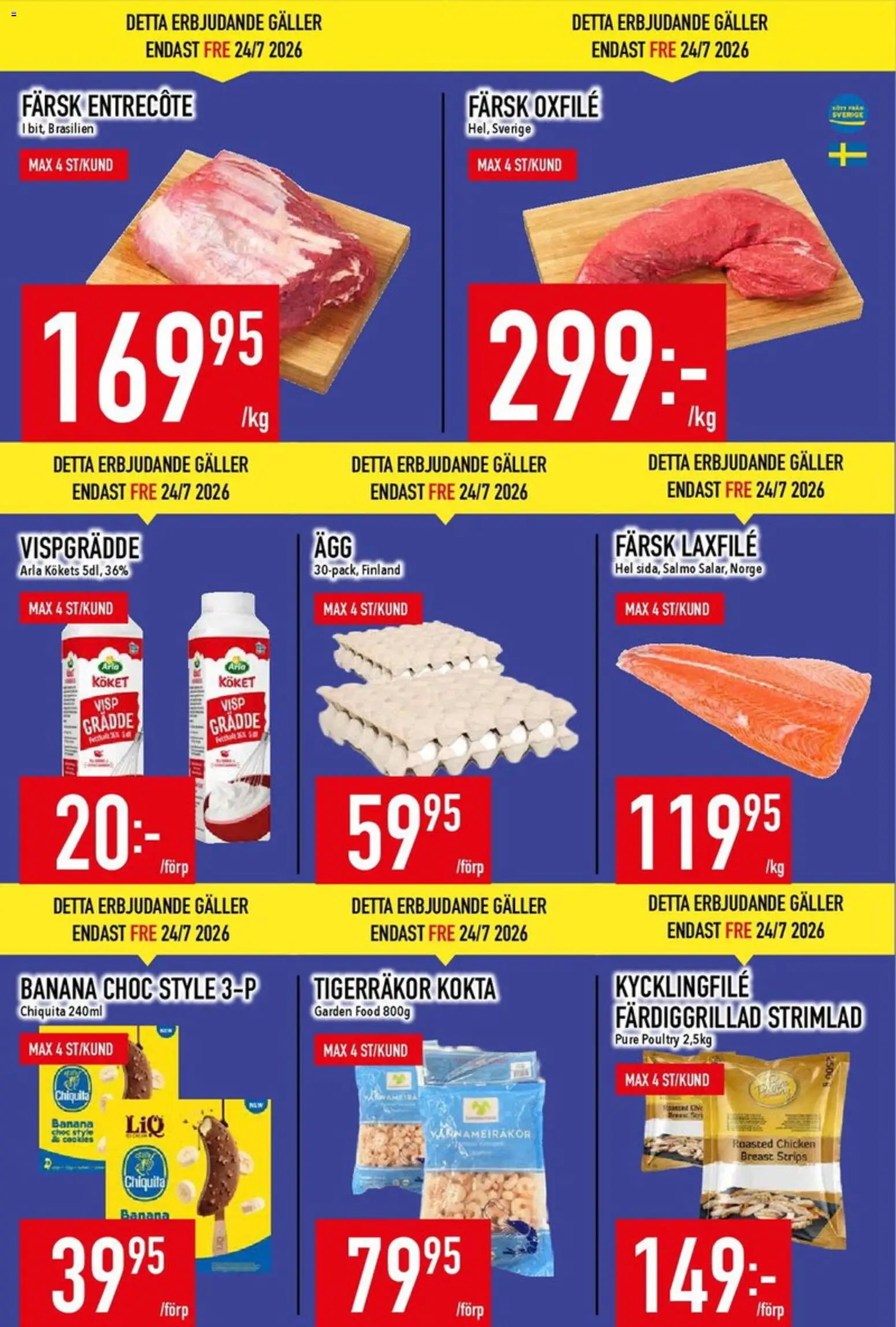 Matdax erbjudanden
