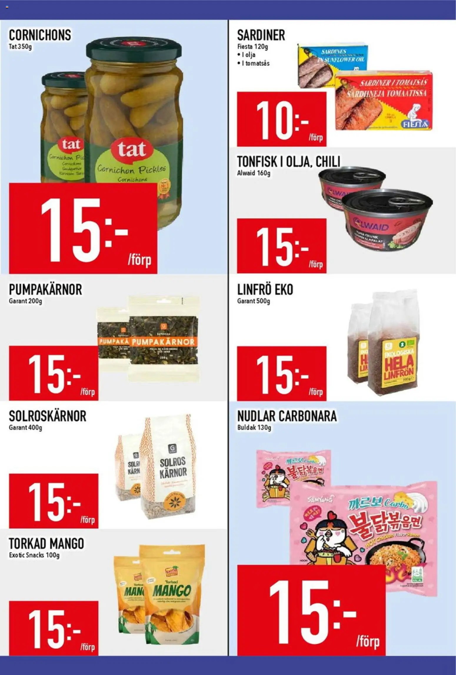 Matdax erbjudanden