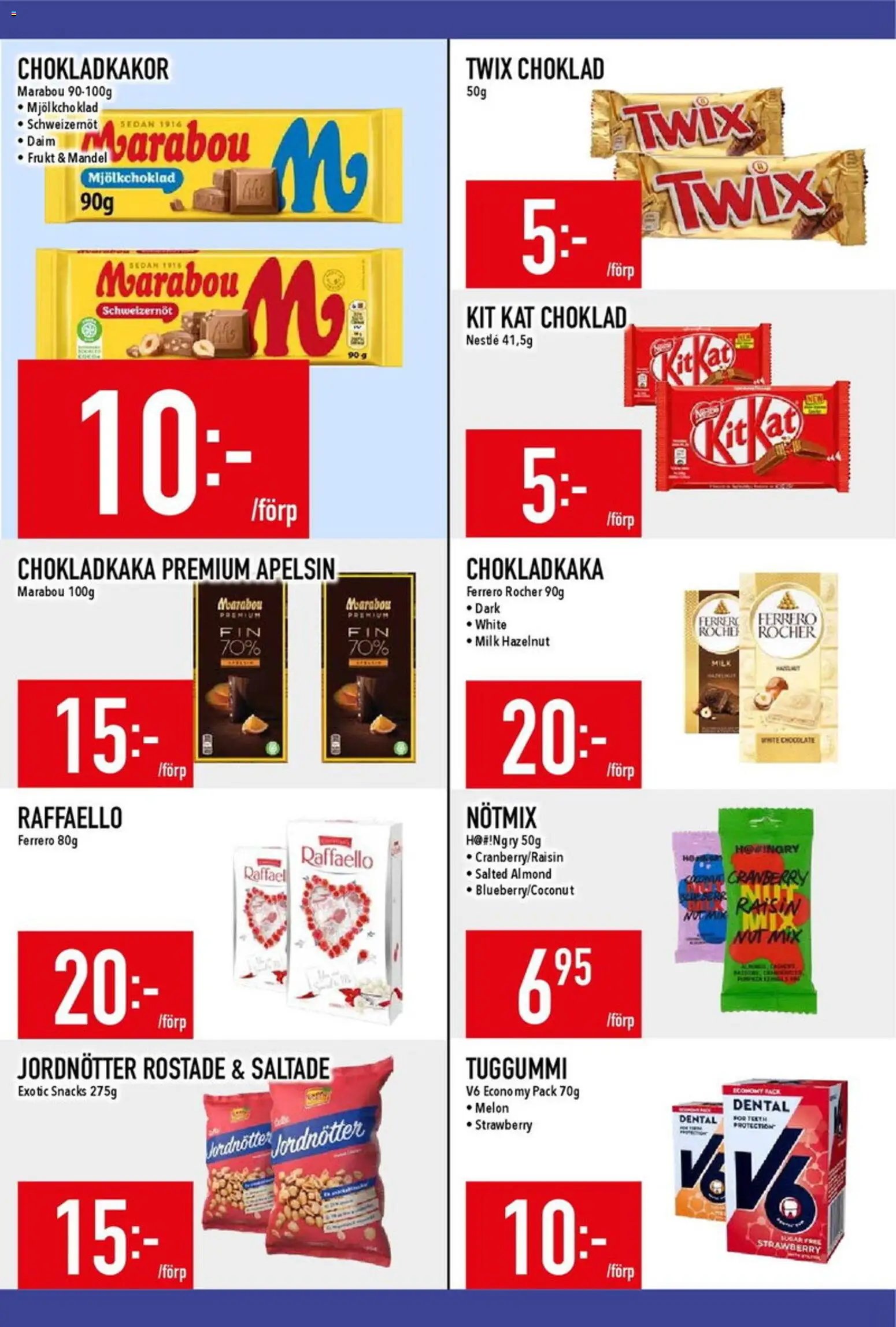 Matdax erbjudanden