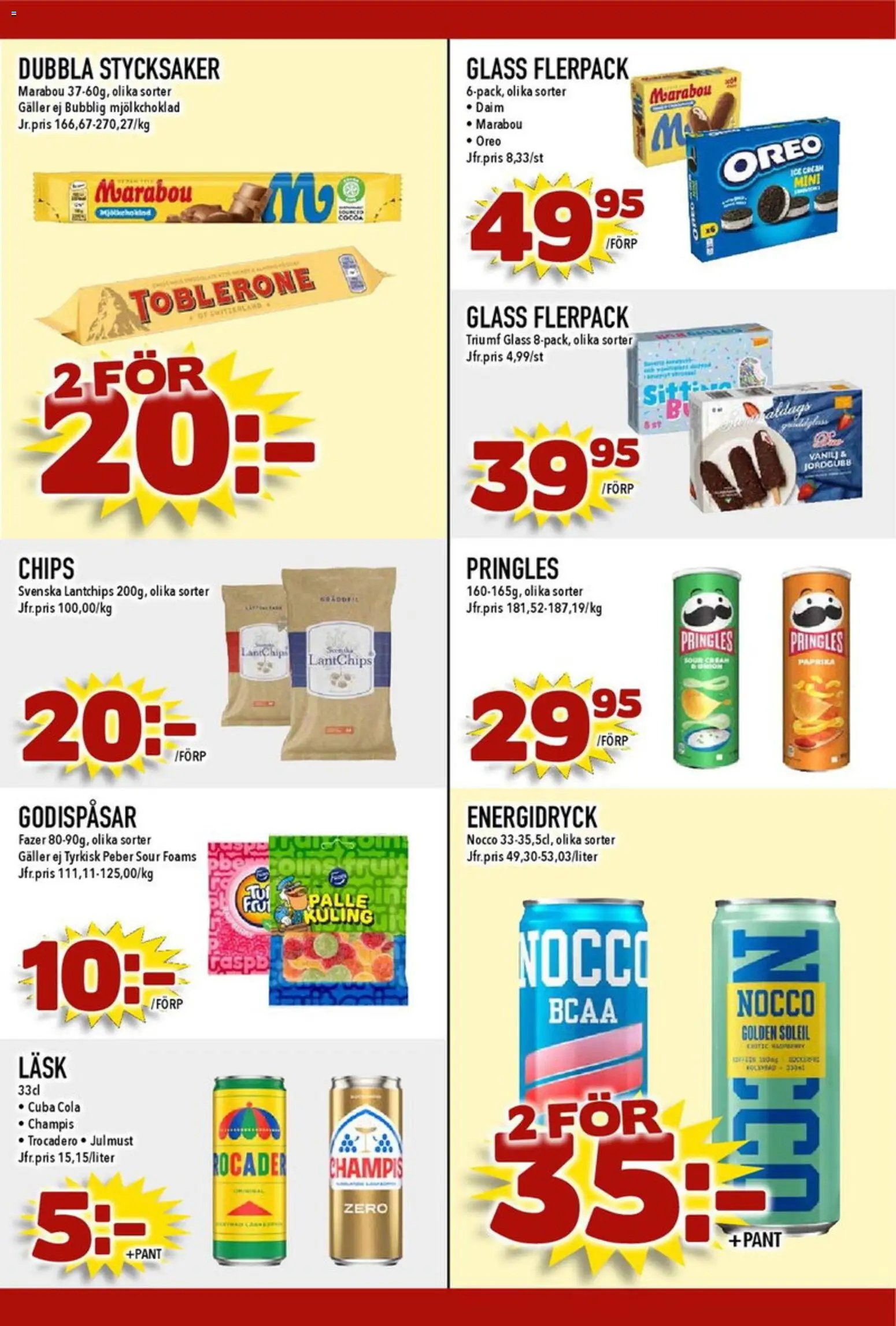 Matdax erbjudanden