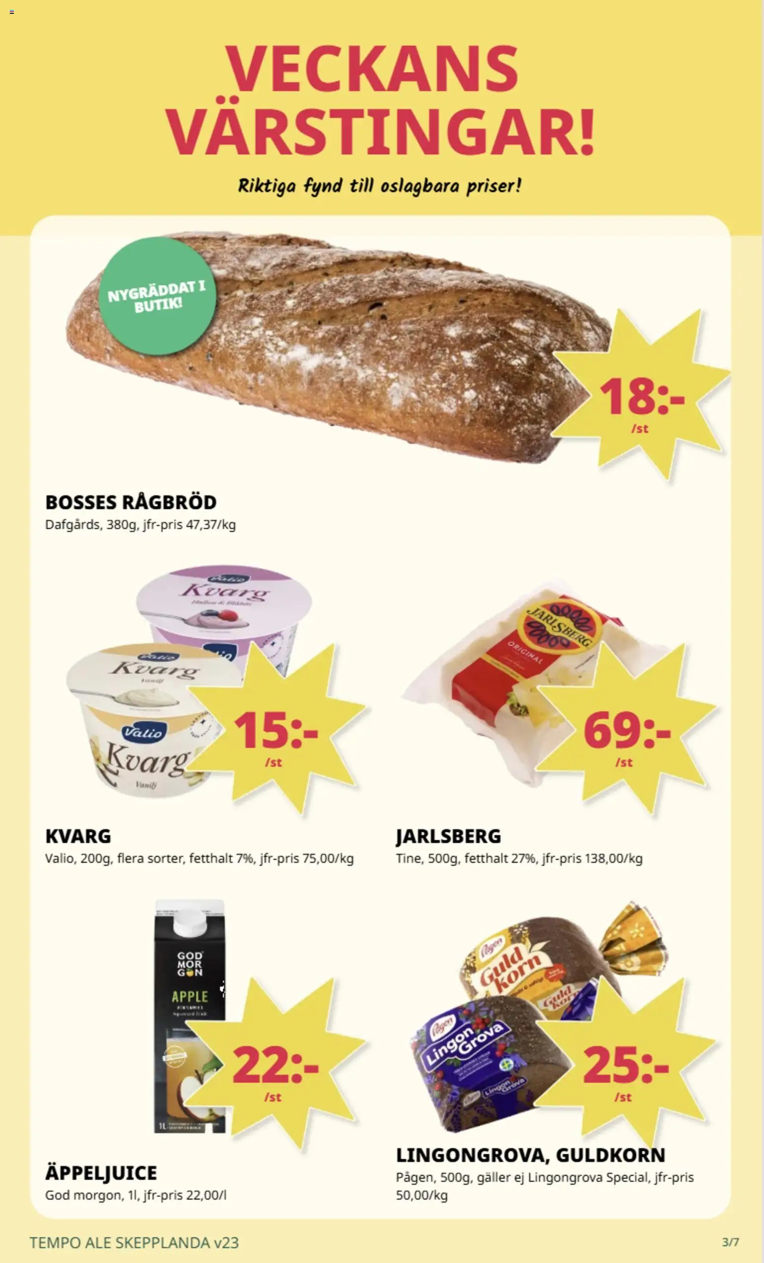 Tempo erbjudanden