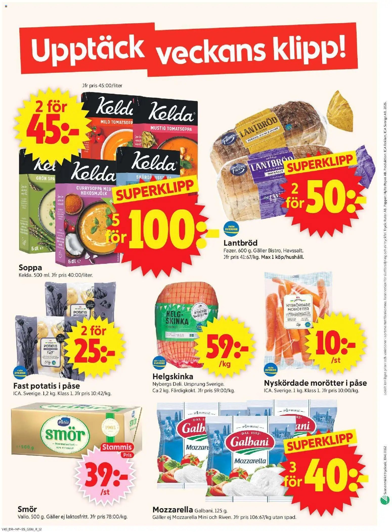 ICA Supermarket erbjudanden