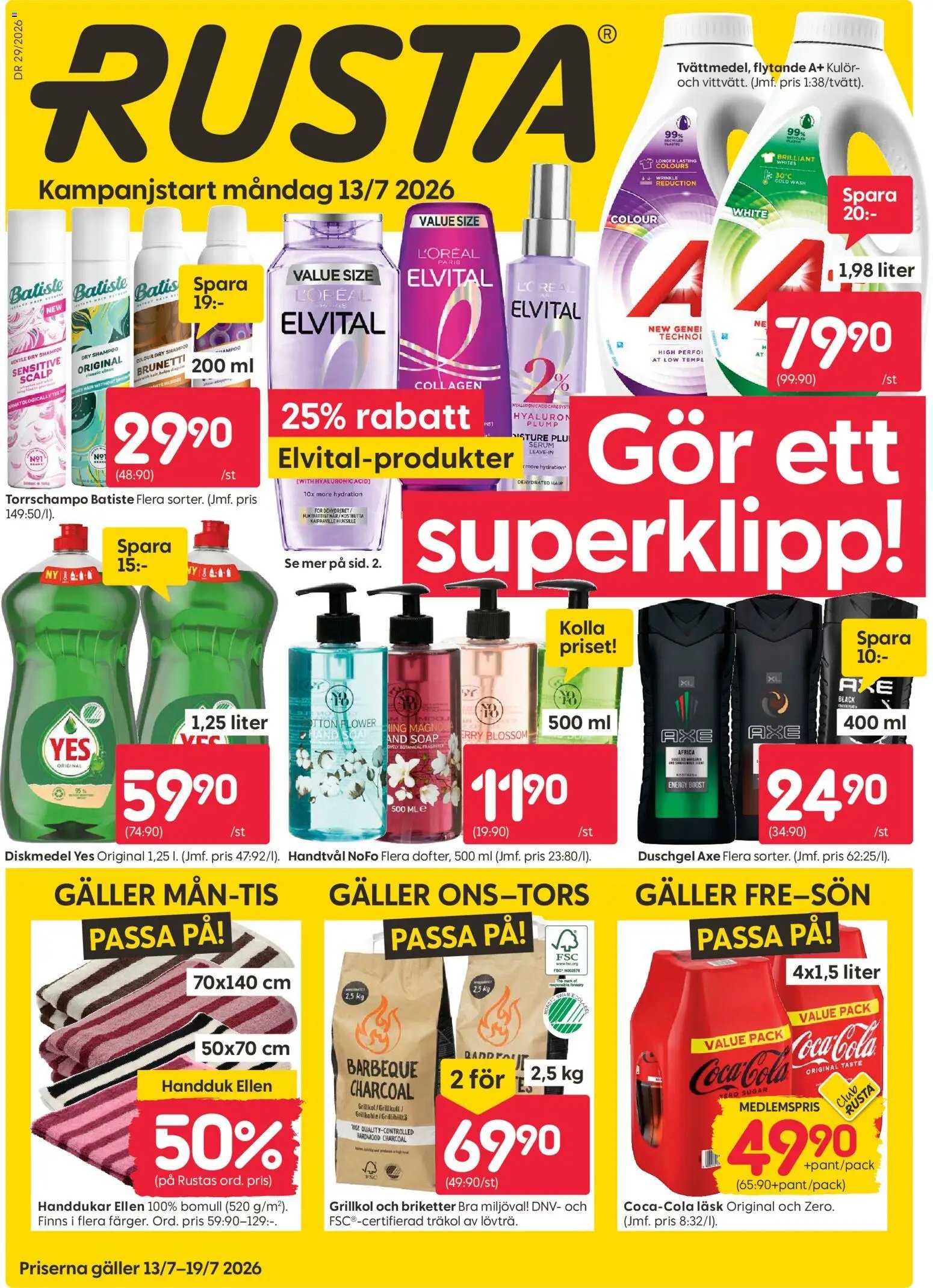 Rusta erbjudanden
