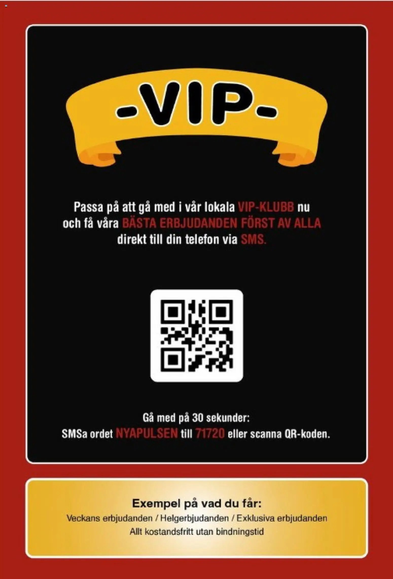 Nya Pulsen - erbjudanden