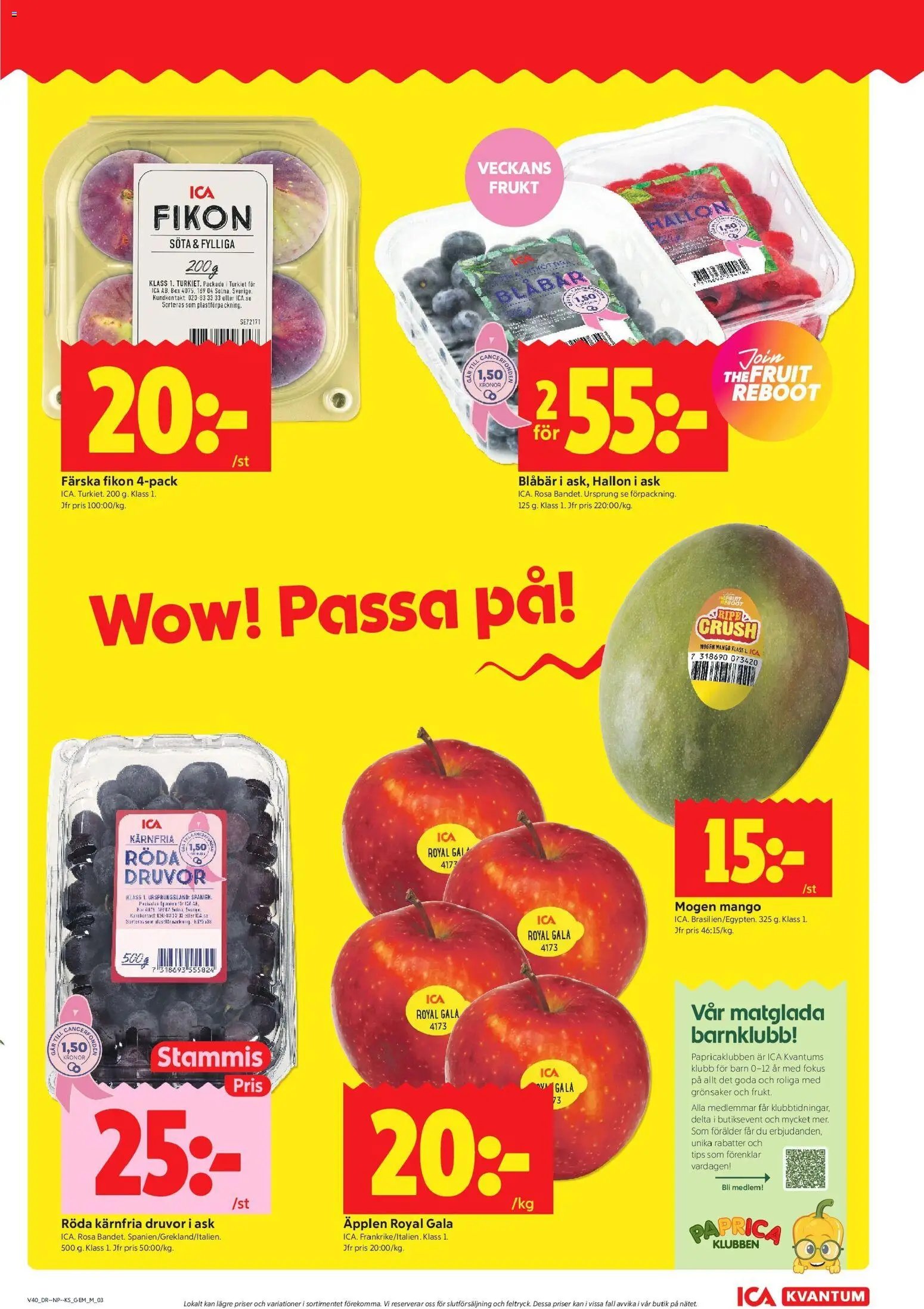 ICA Kvantum erbjudanden