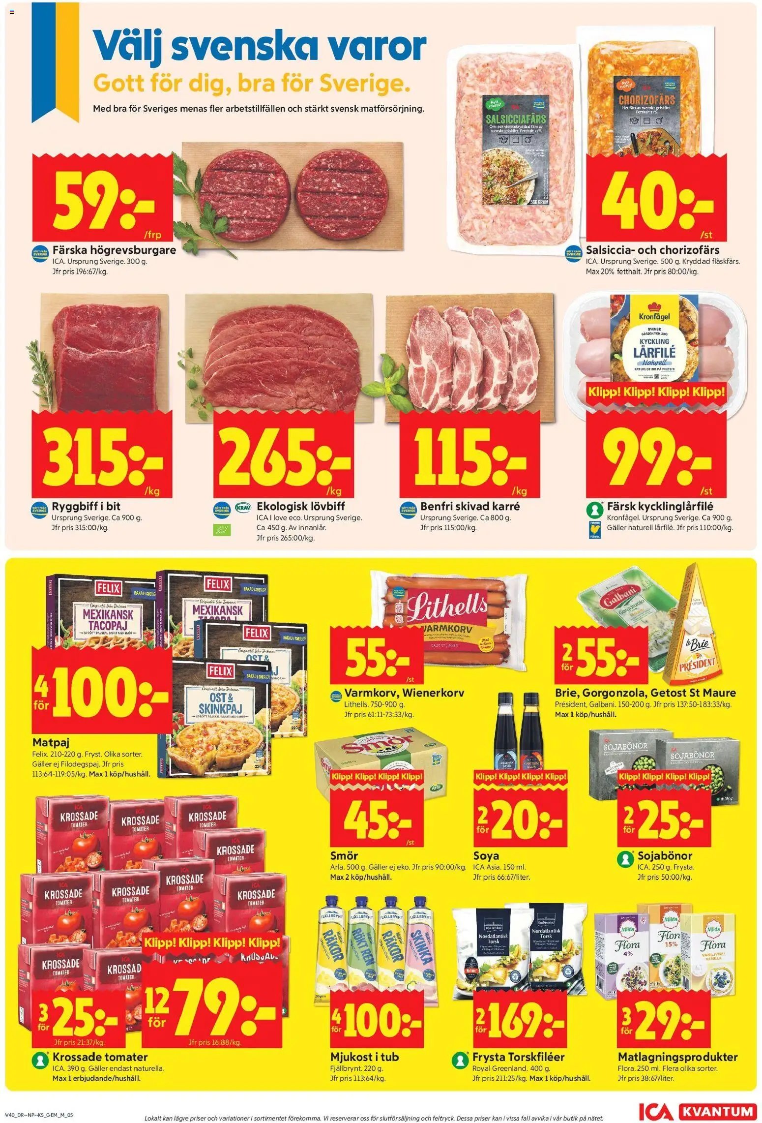 ICA Kvantum erbjudanden