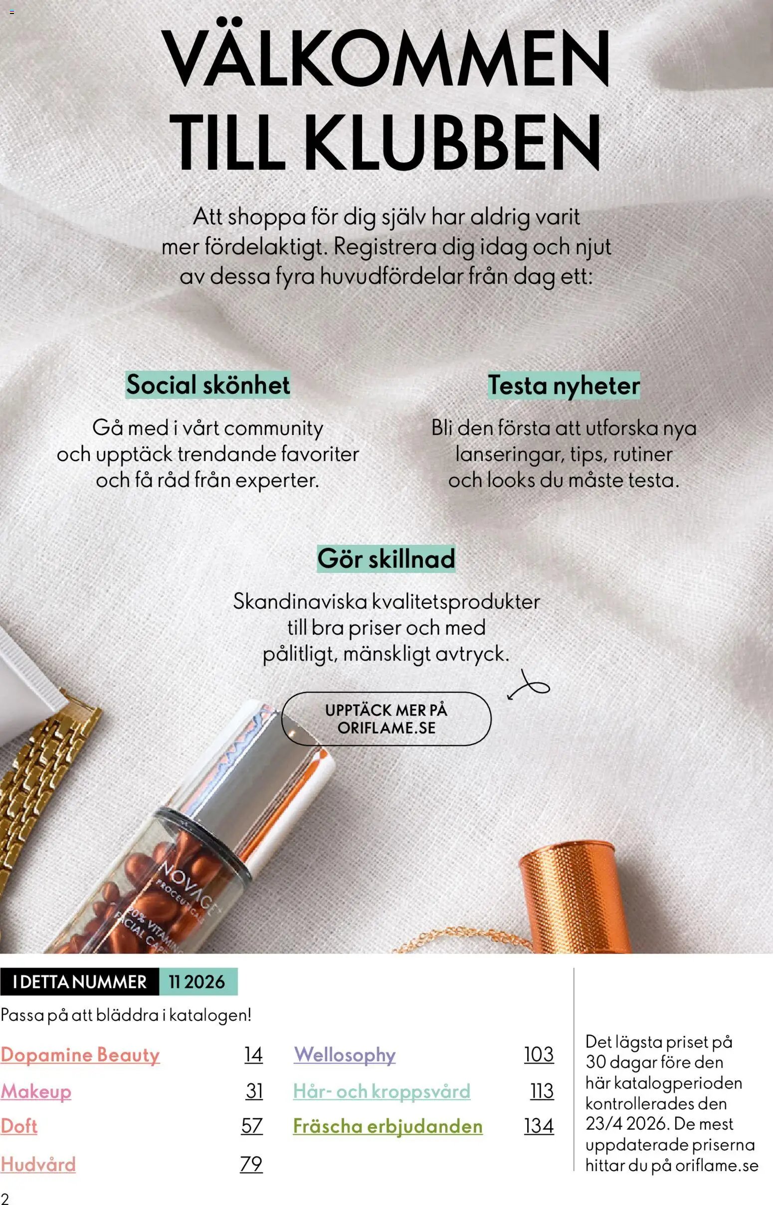 Oriflame erbjudanden 11/26