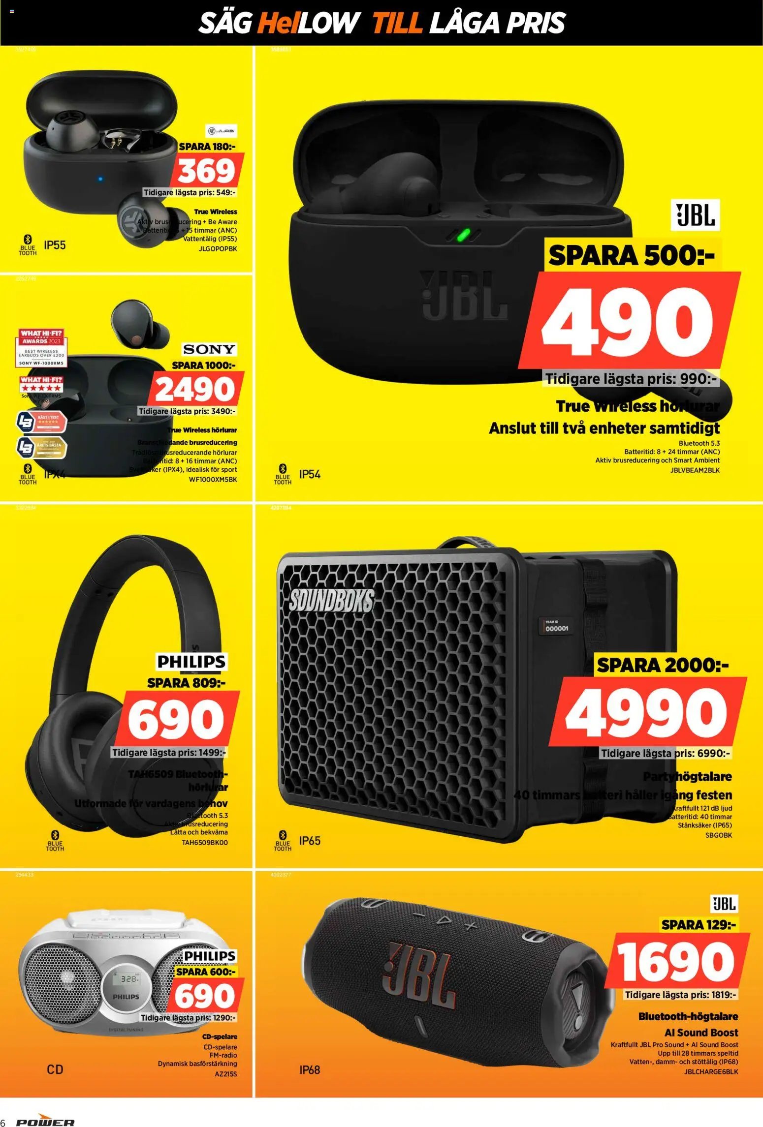 Power - erbjudanden