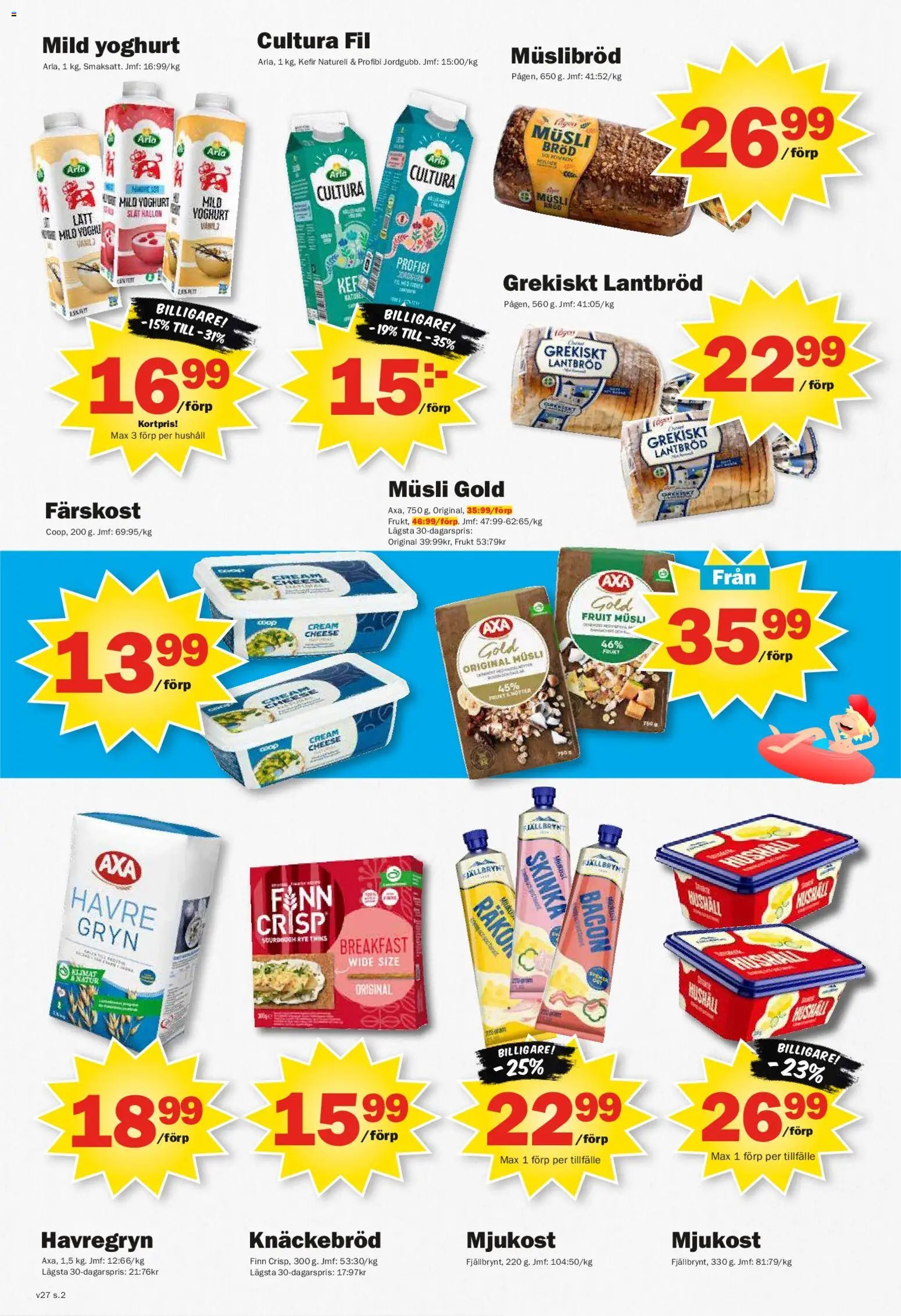 Pekås erbjudanden