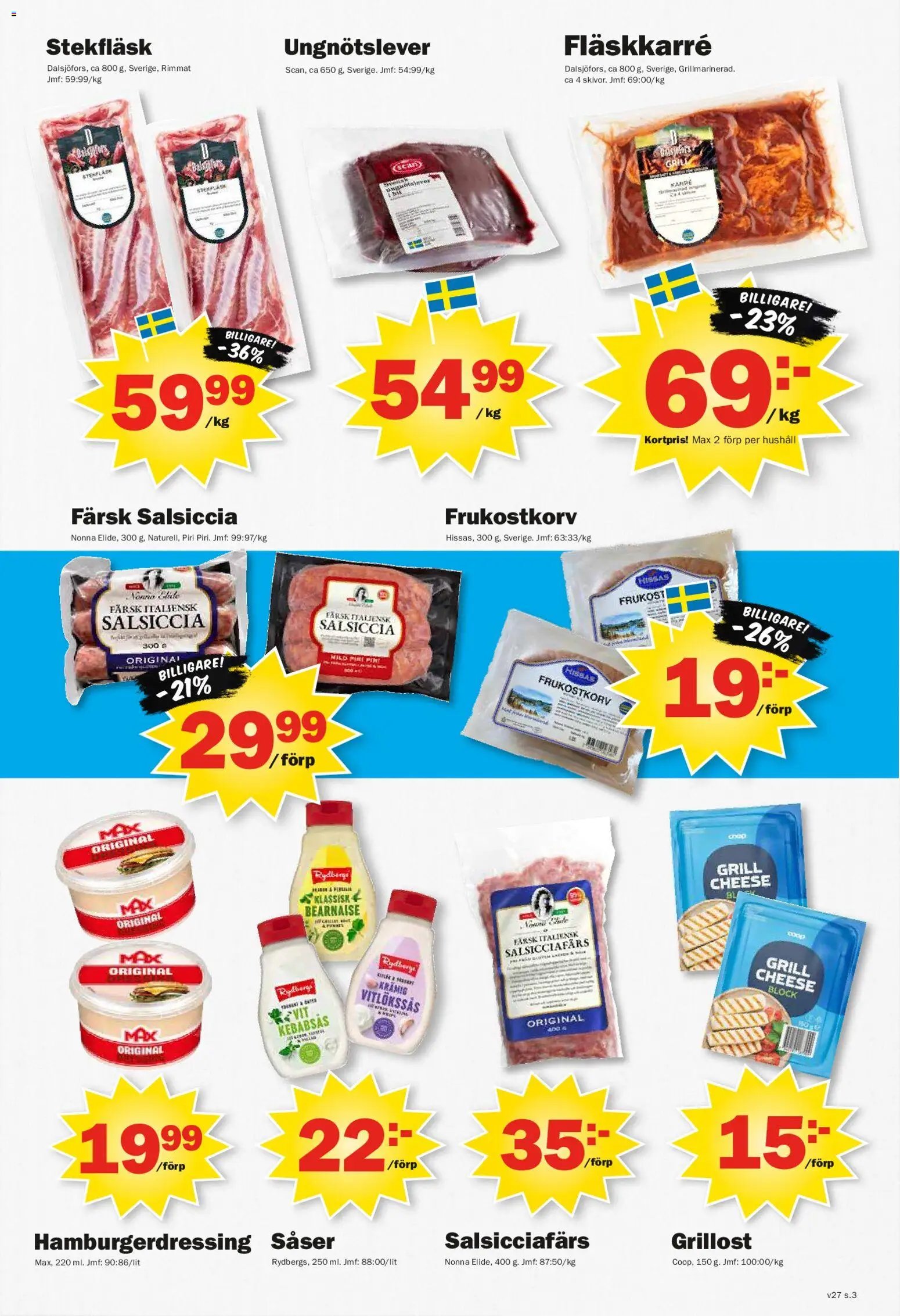 Pekås erbjudanden