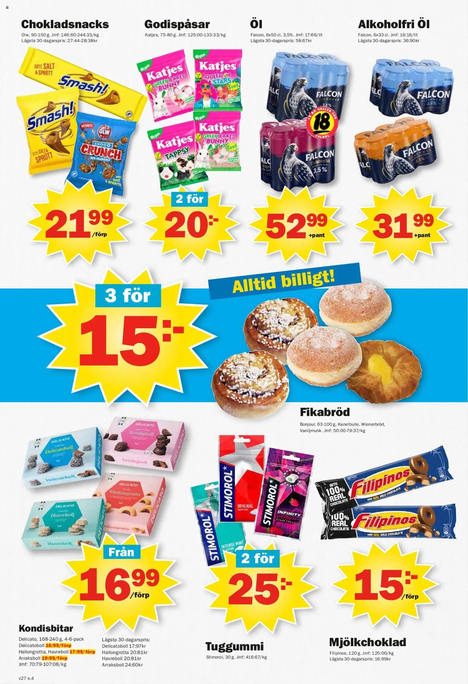 Pekås erbjudanden