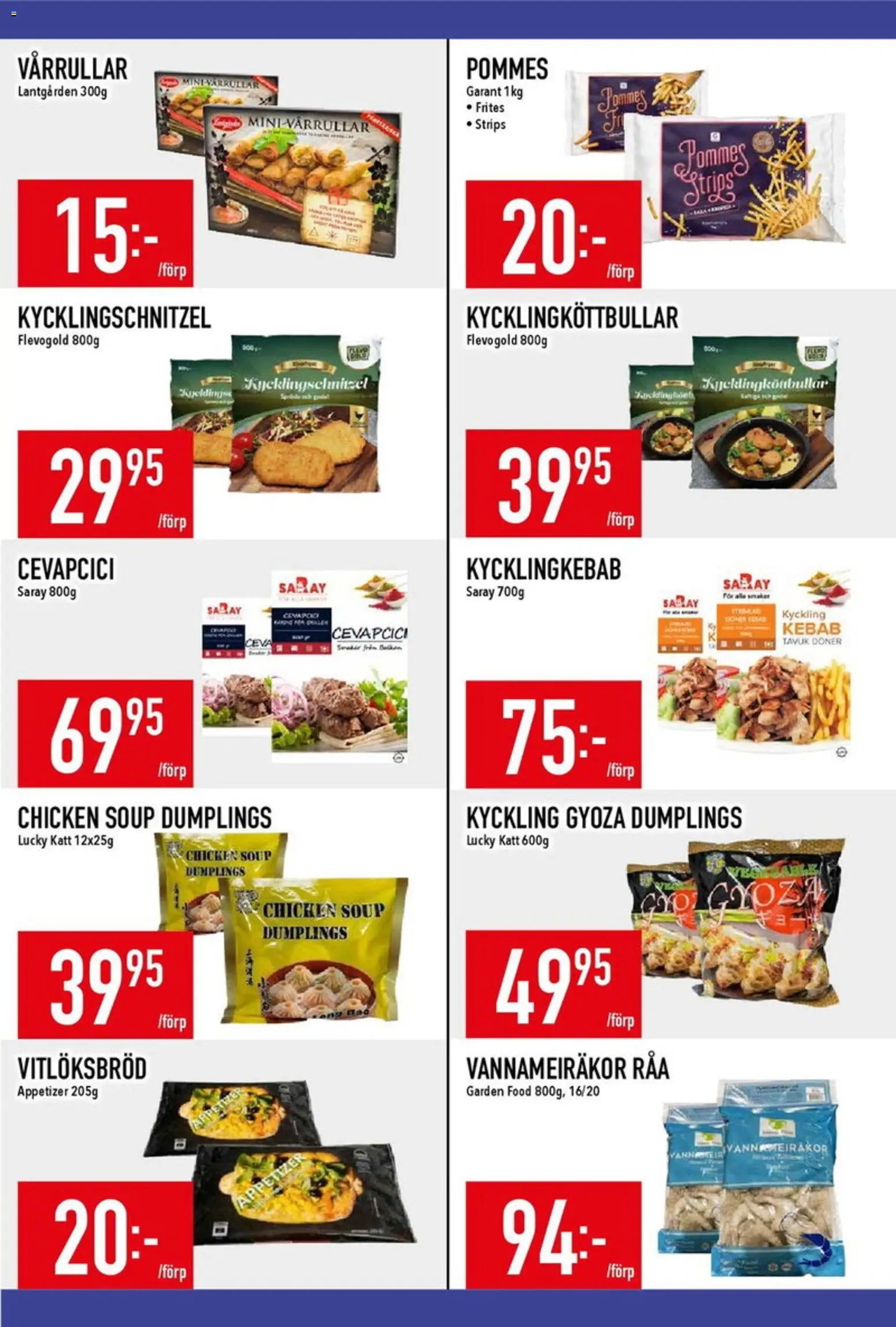 Matdax erbjudanden
