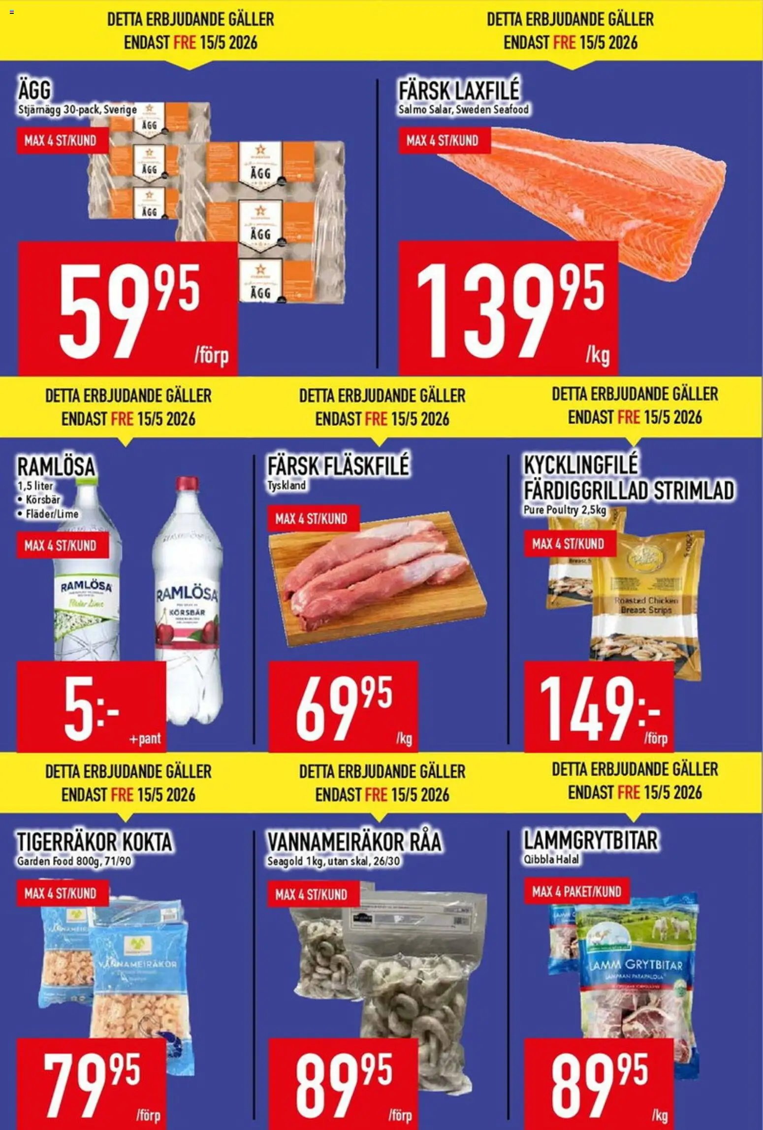 Matdax erbjudanden