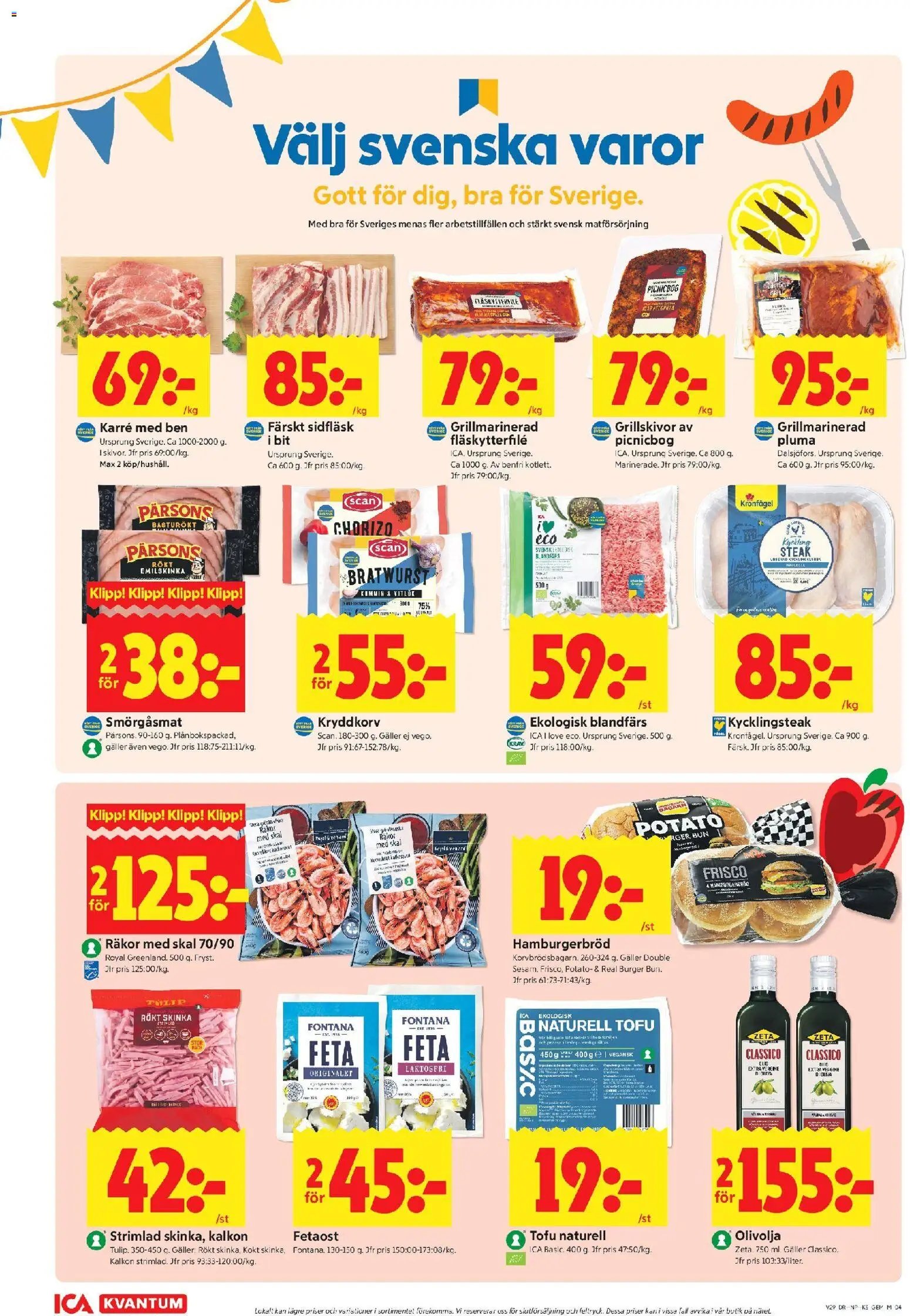 ICA Kvantum erbjudanden