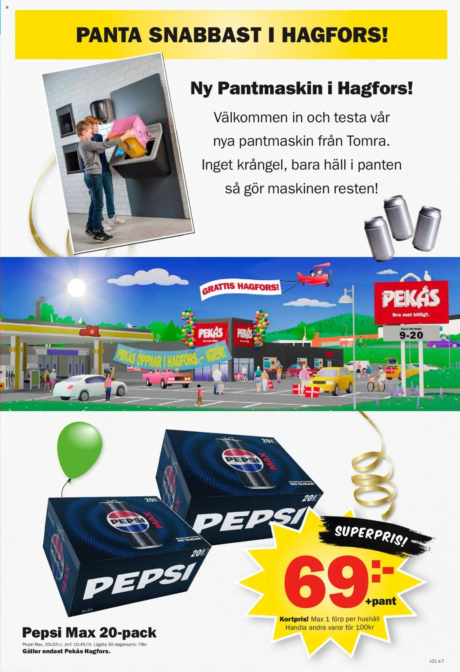 Pekås erbjudanden