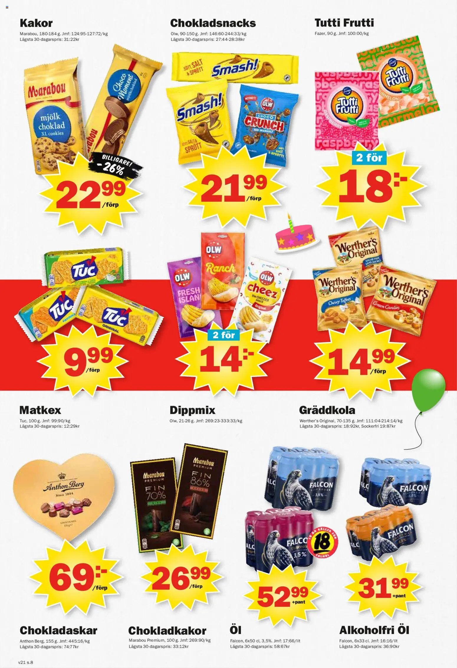 Pekås erbjudanden
