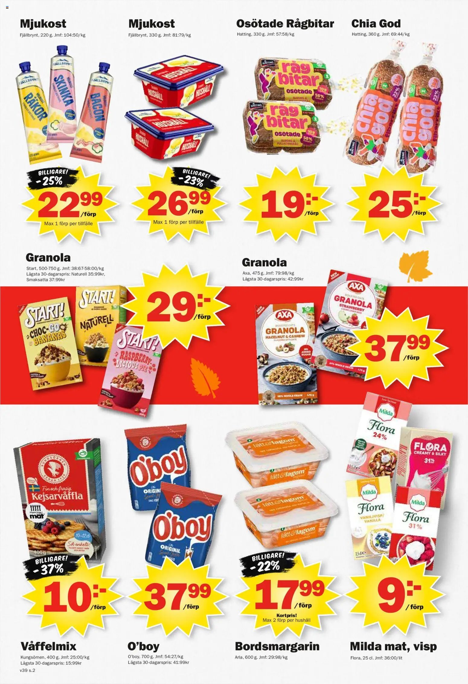 Pekås erbjudanden