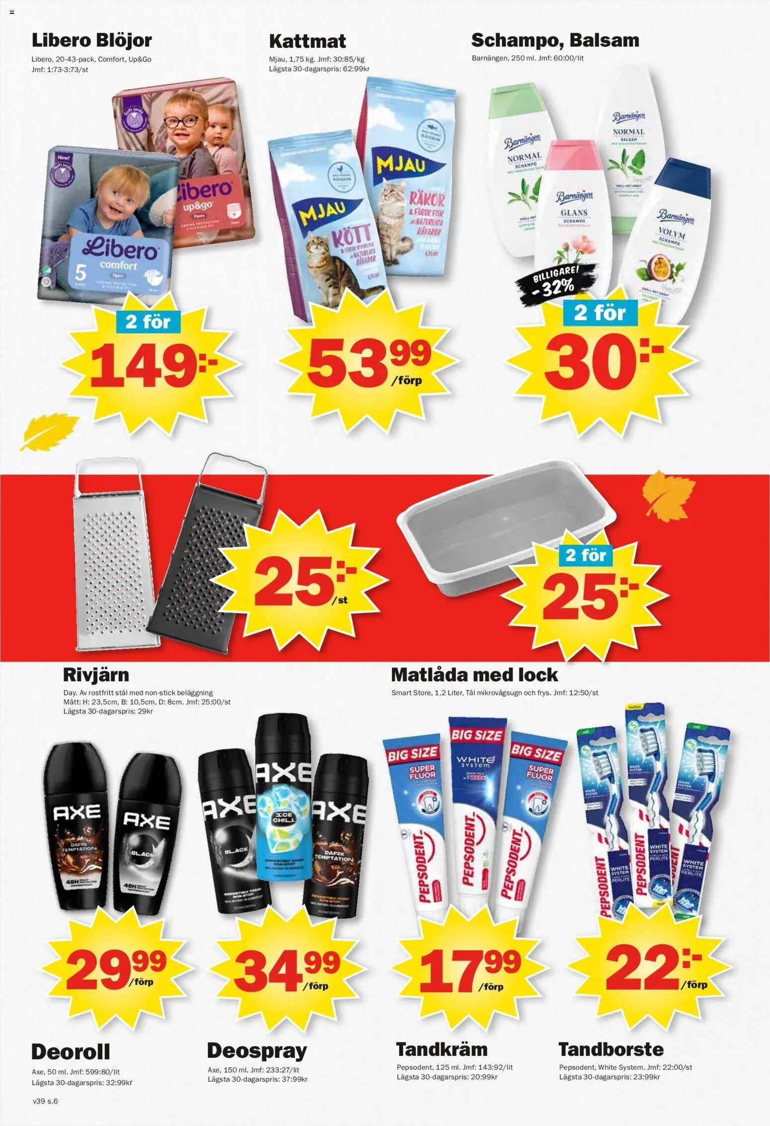 Pekås erbjudanden