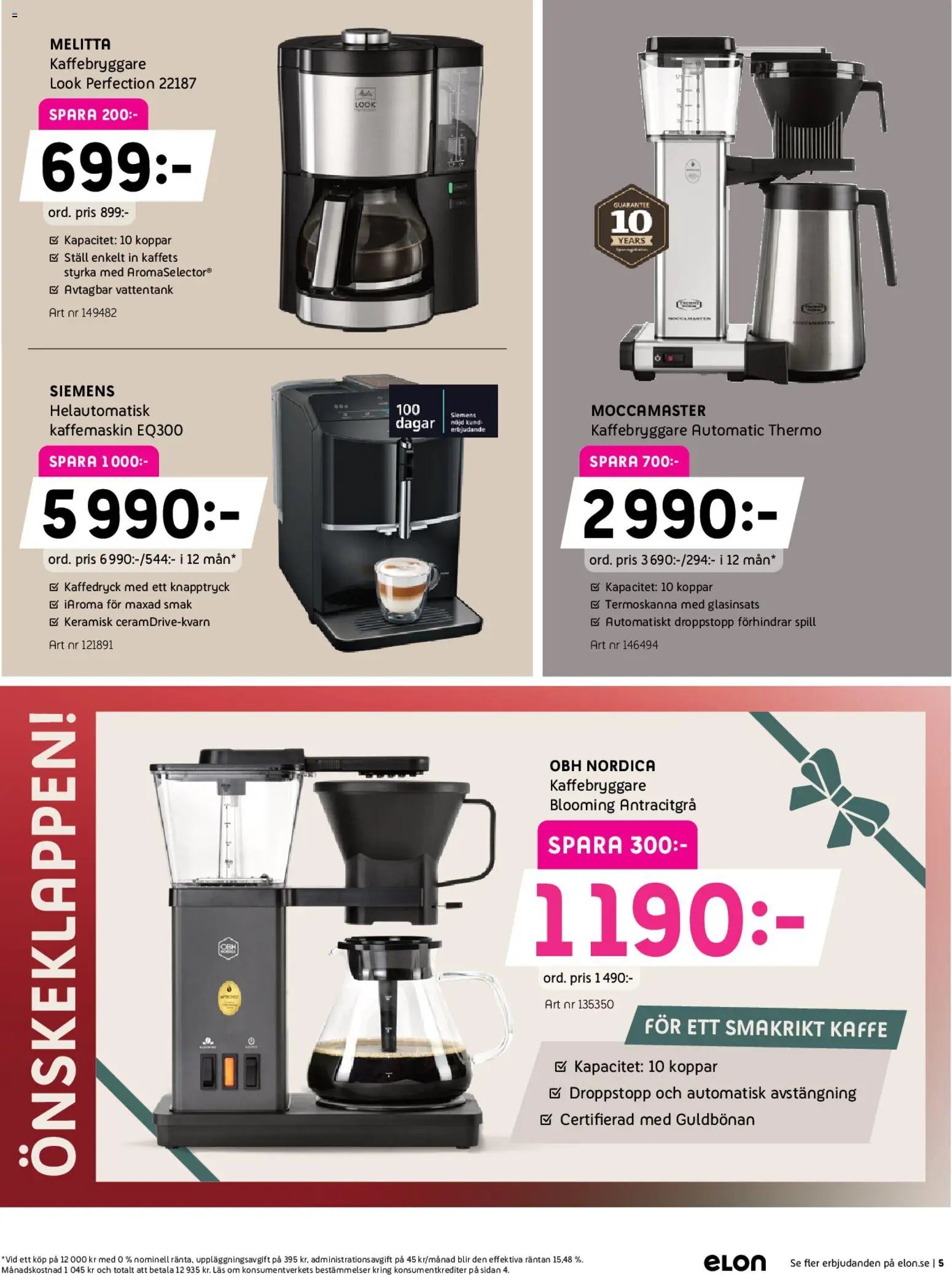 Elon - erbjudanden