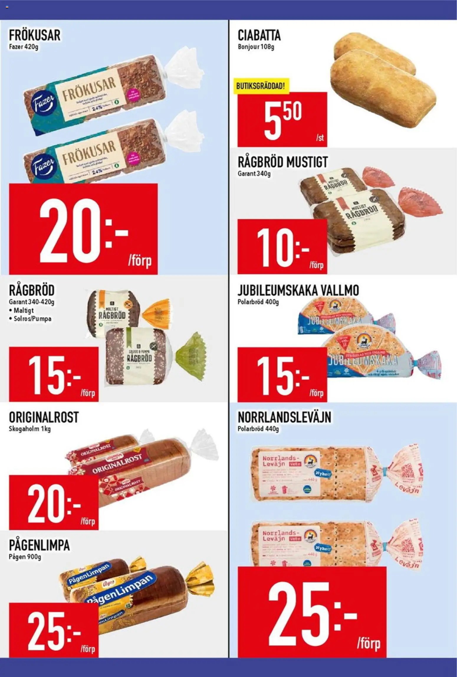 Matdax erbjudanden