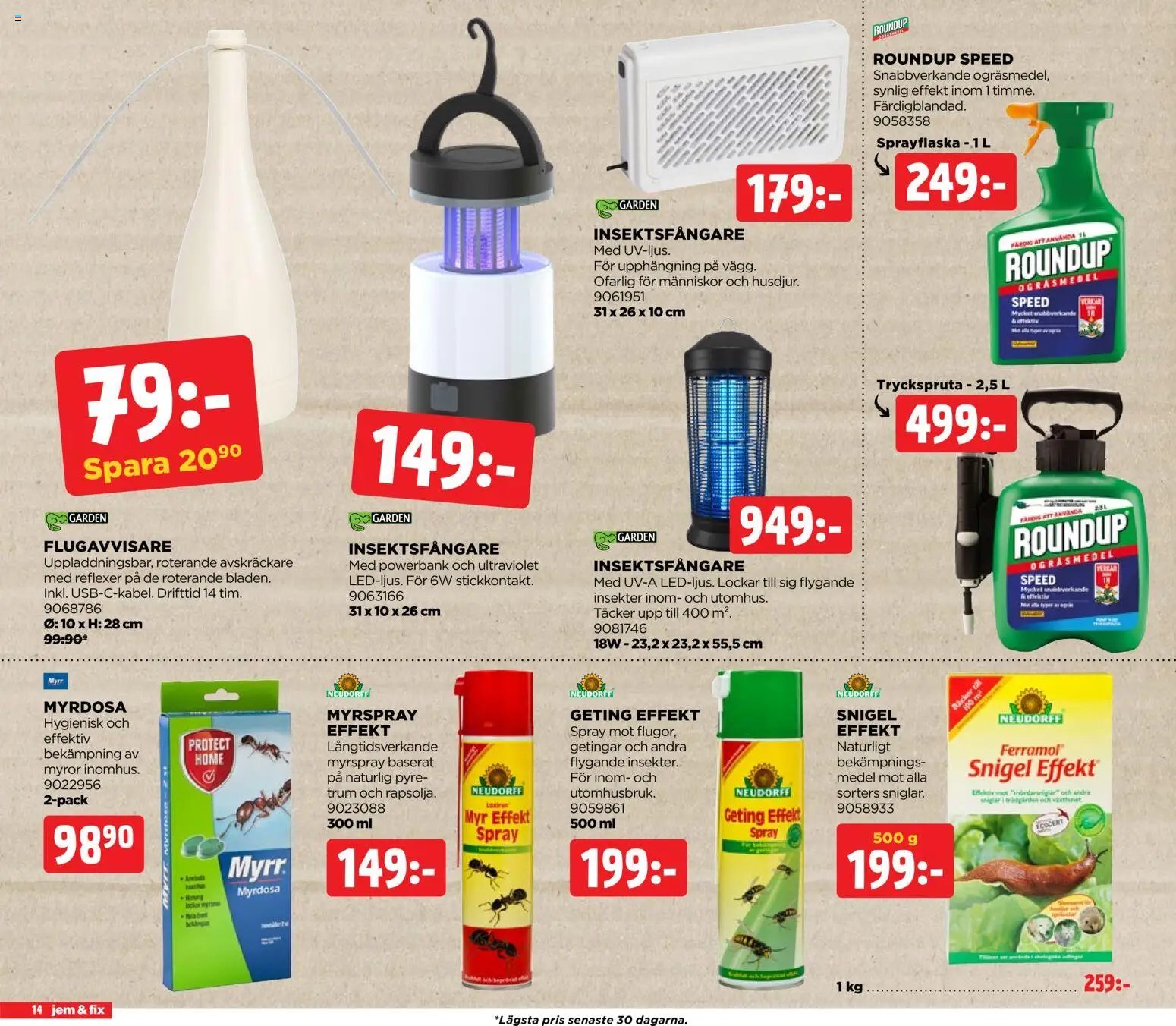 Jem & Fix  erbjudanden