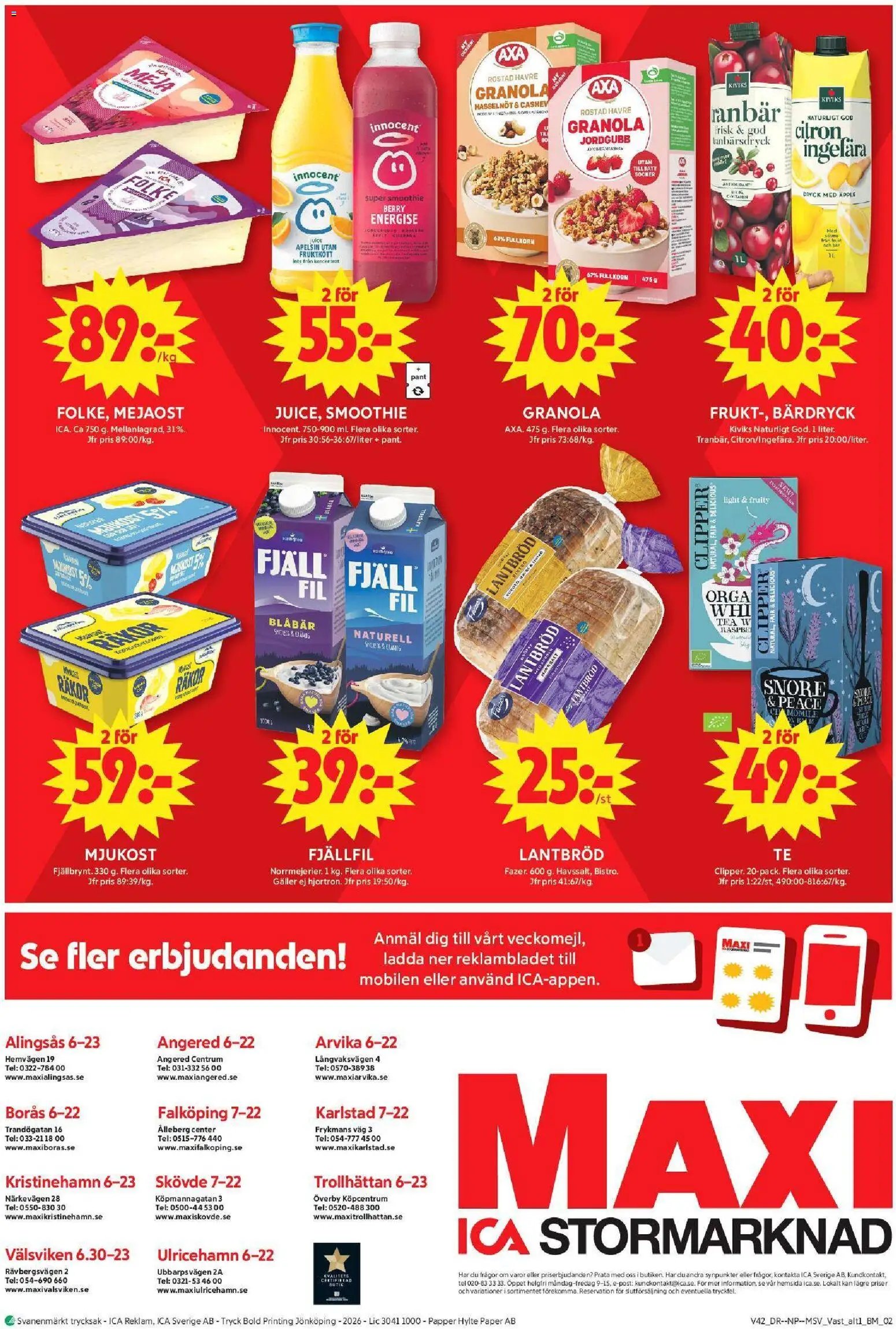 ICA Maxi erbjudanden