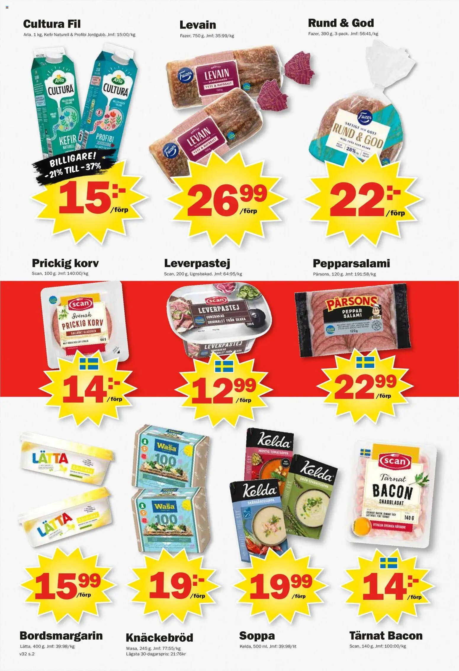 Pekås erbjudanden