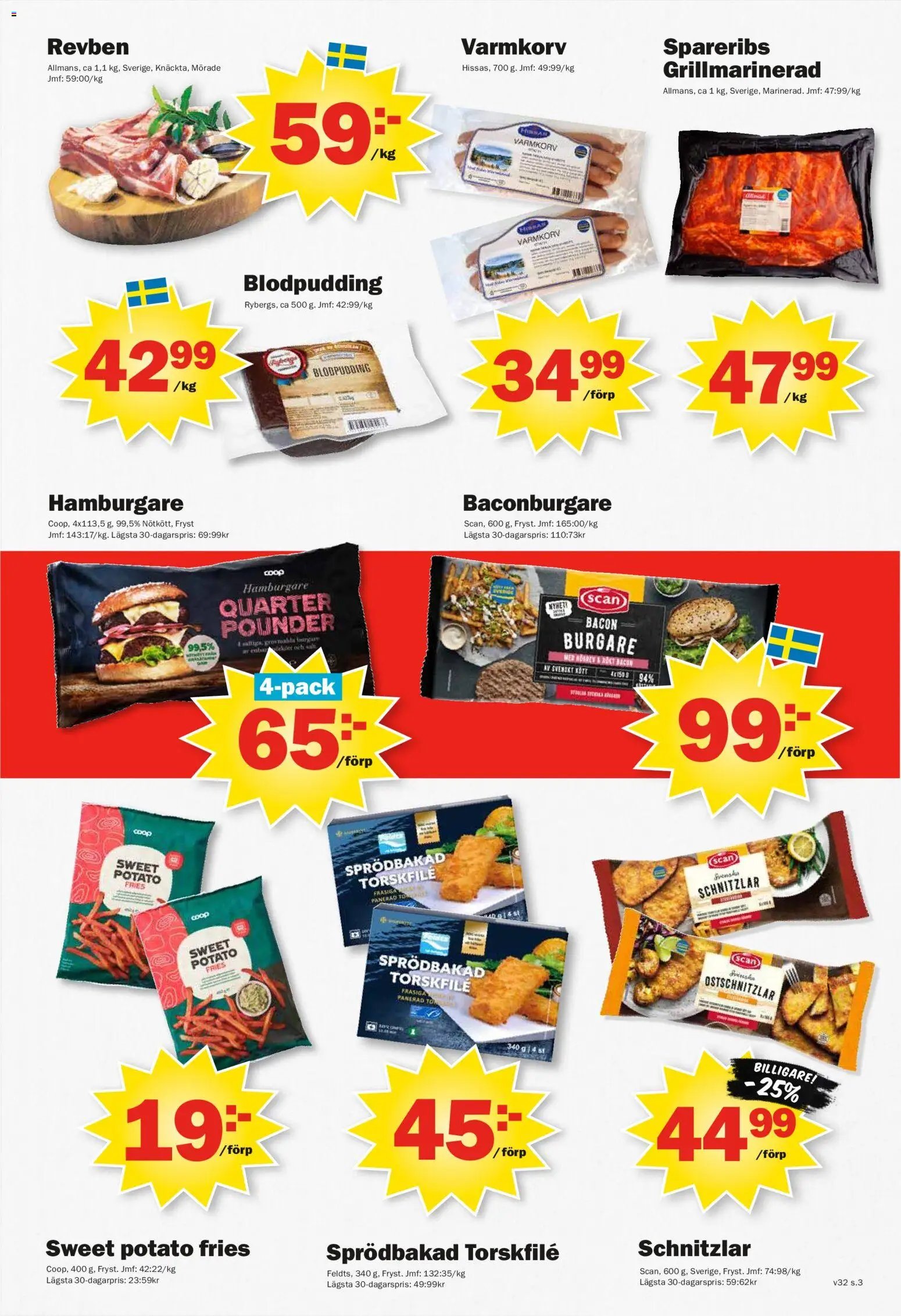 Pekås erbjudanden
