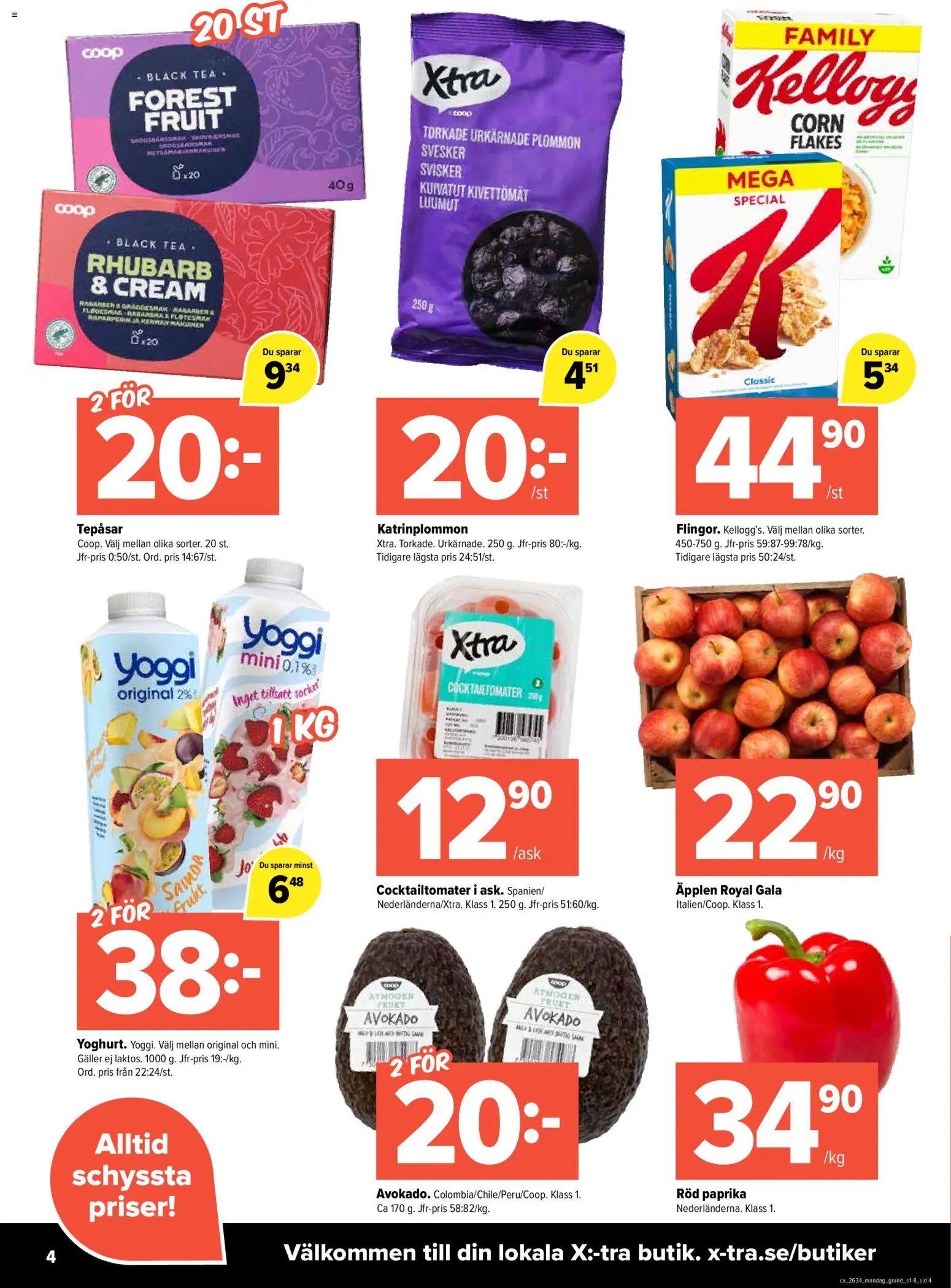 Coop Daglivs erbjudanden xtra