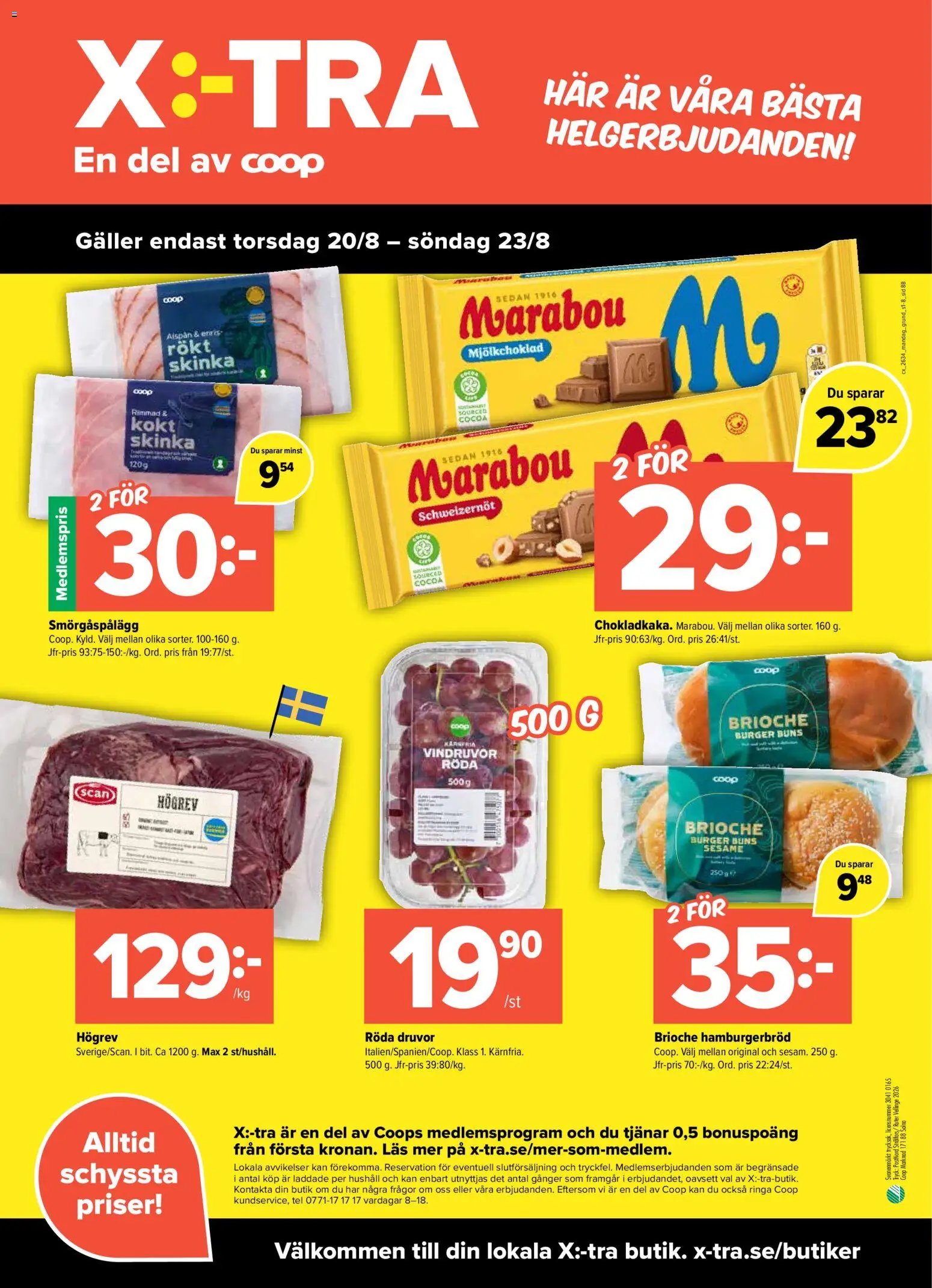Coop Daglivs erbjudanden xtra