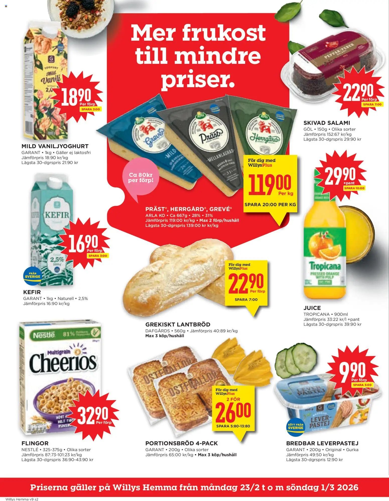 Willys - Aktuella reklamblad Willys Hemma