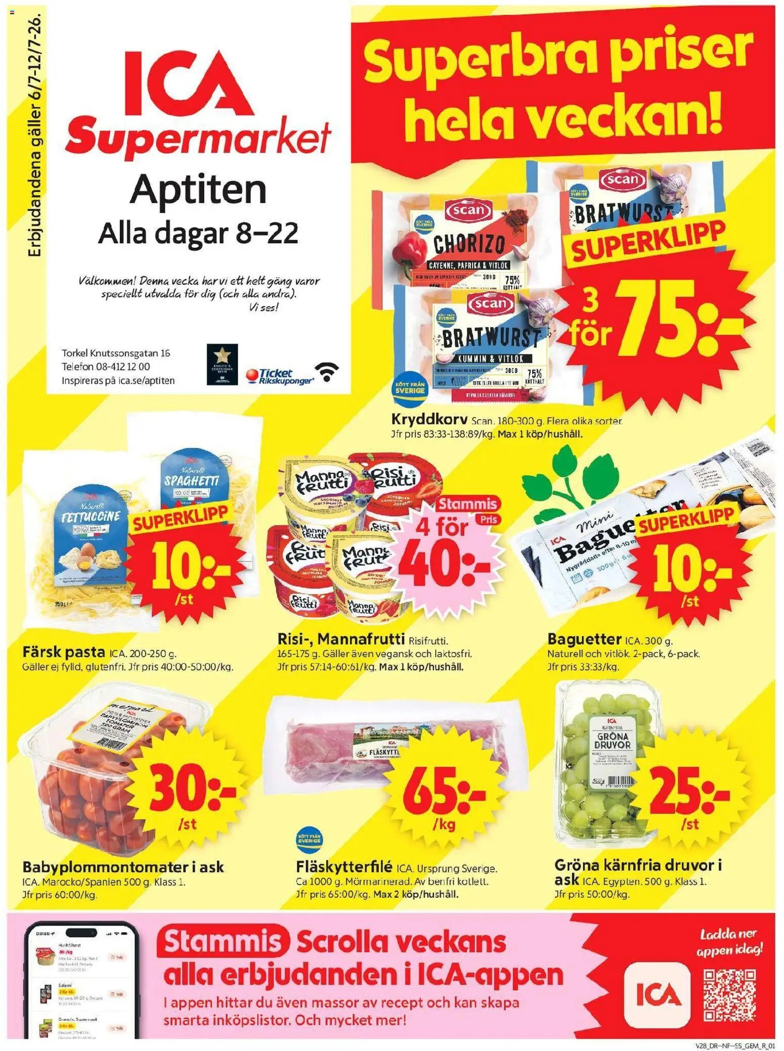 ICA Supermarket erbjudanden