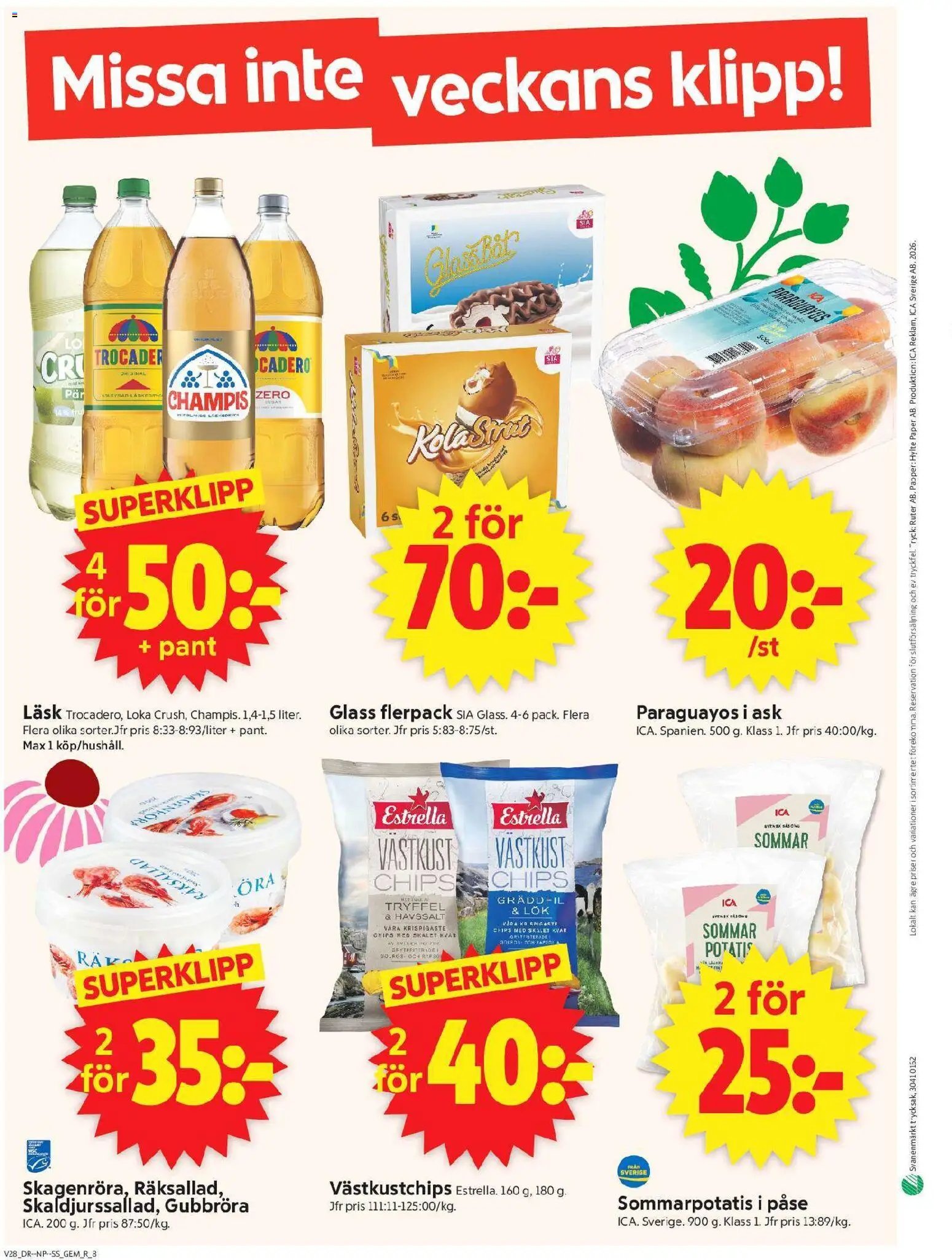 ICA Supermarket erbjudanden