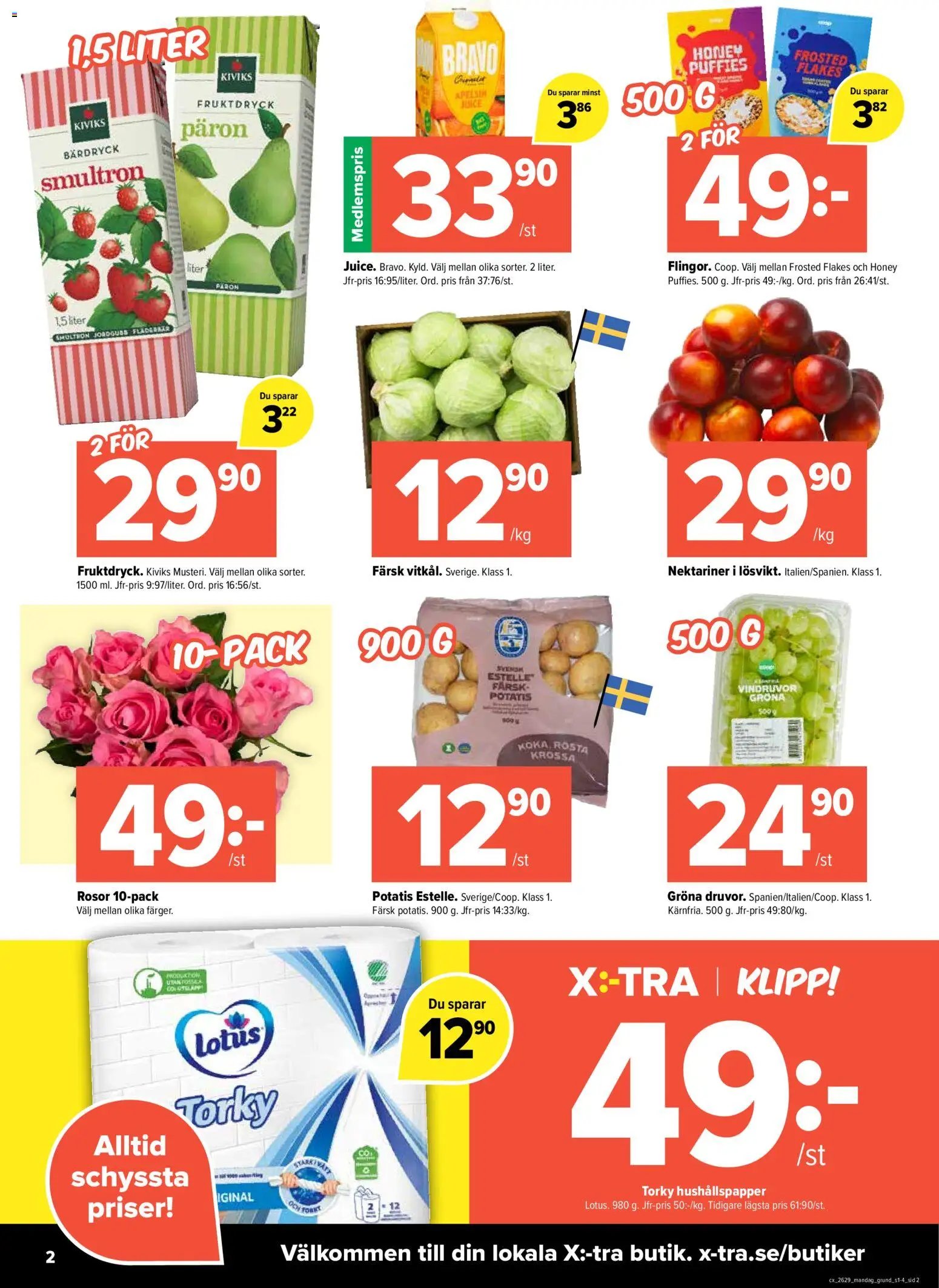 Coop Daglivs erbjudanden