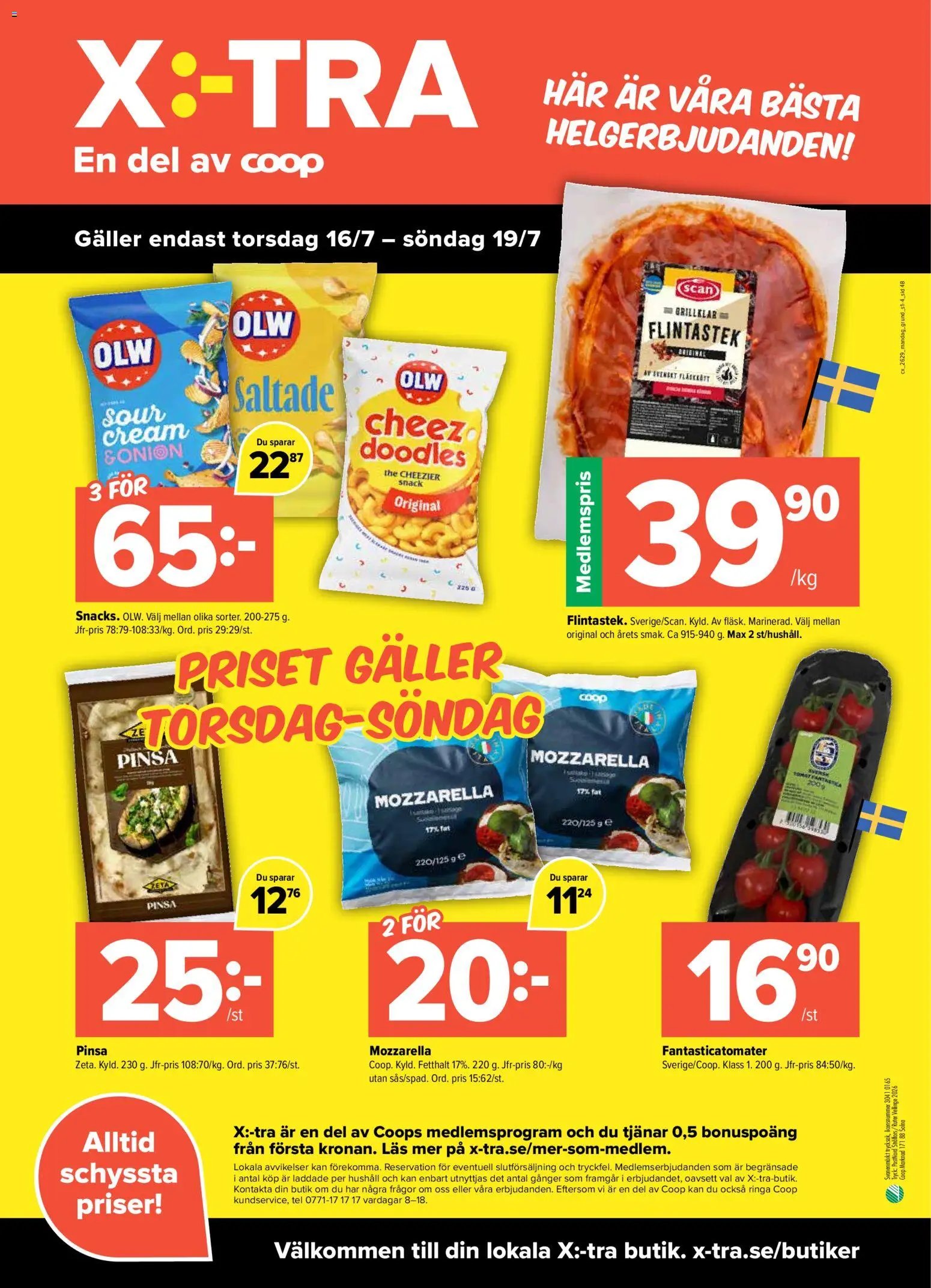 Coop Daglivs erbjudanden