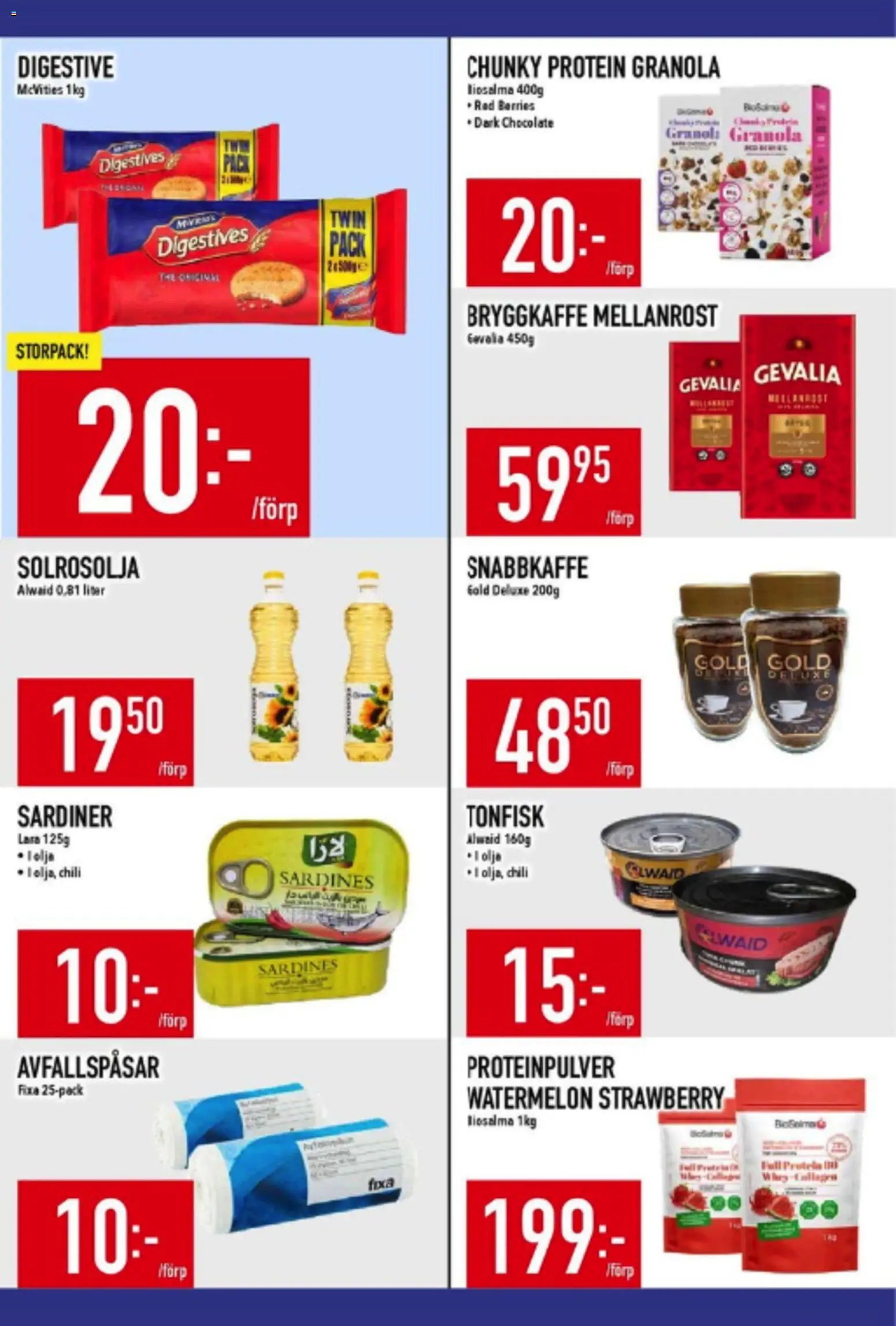 Matdax erbjudanden