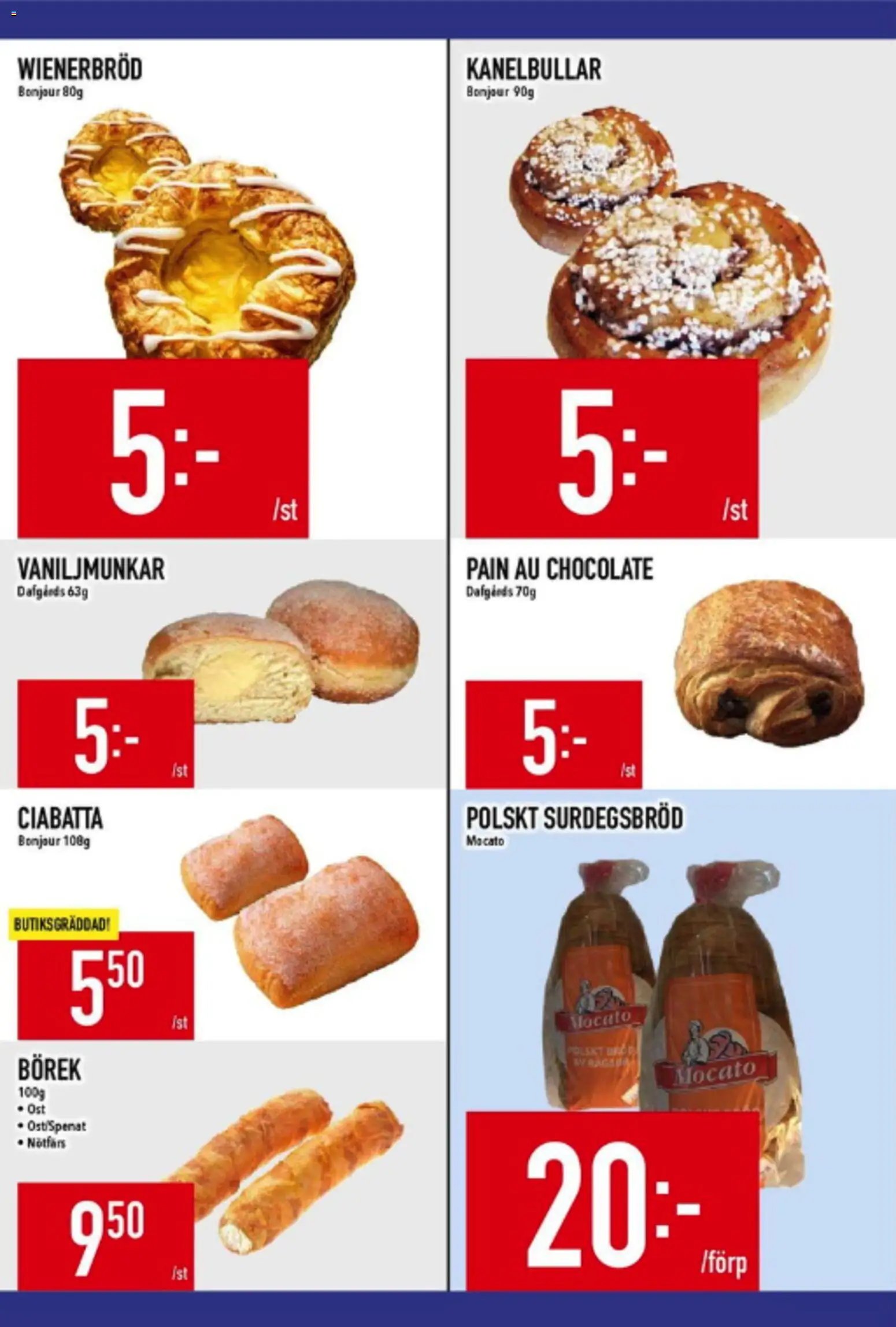 Matdax erbjudanden